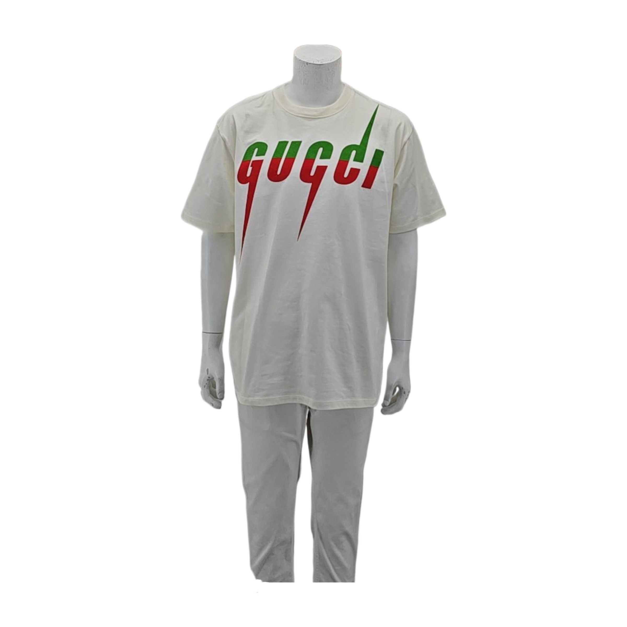 Gucci Gucci Blade Logo Short Sleeve T-Shirt Size L Size US L / EU 52-54 / 3 - 2 Thumbnail