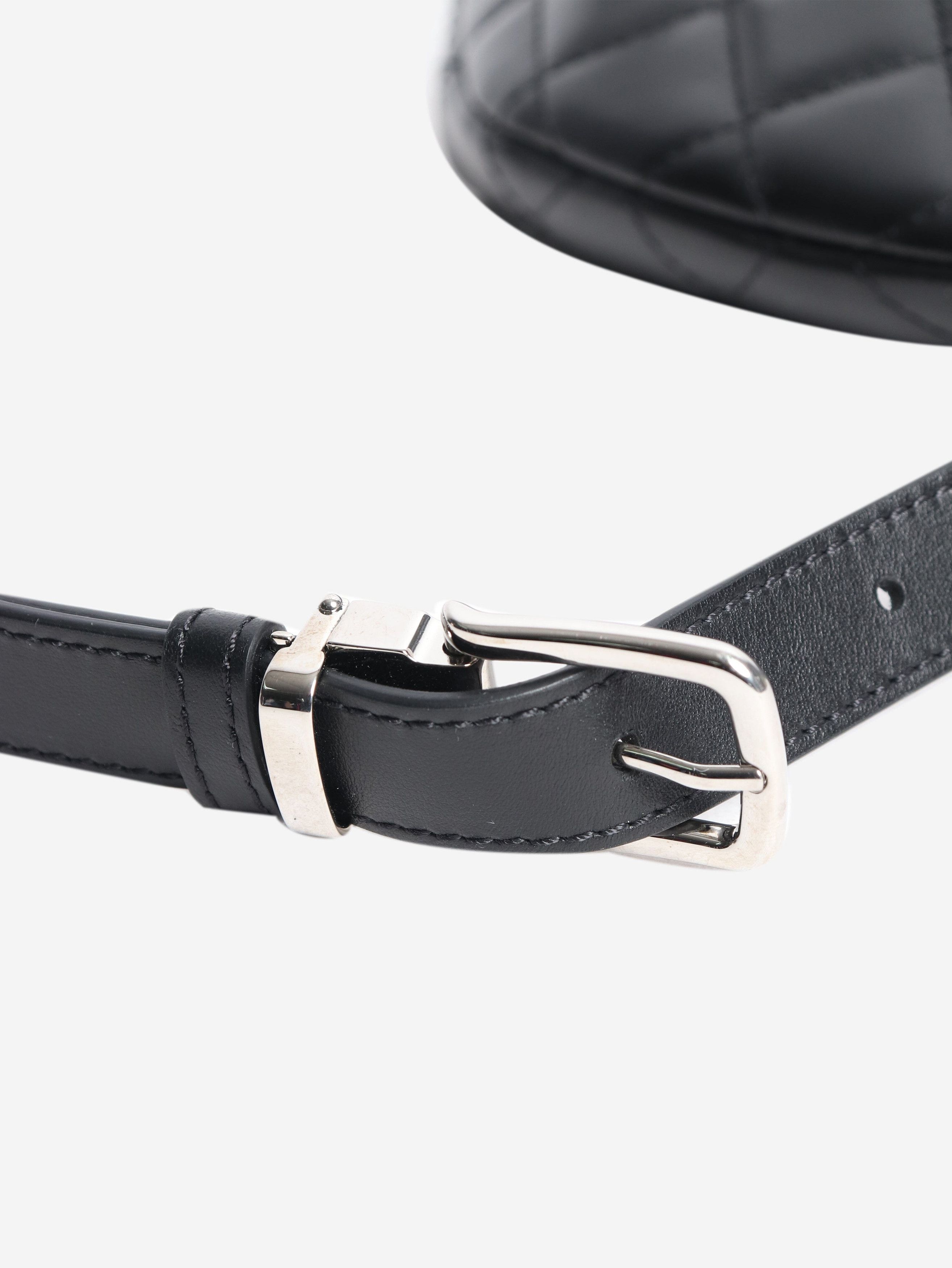 Chanel Black 2022 diamond-quilted belt bag Size ONE SIZE - 4 Thumbnail