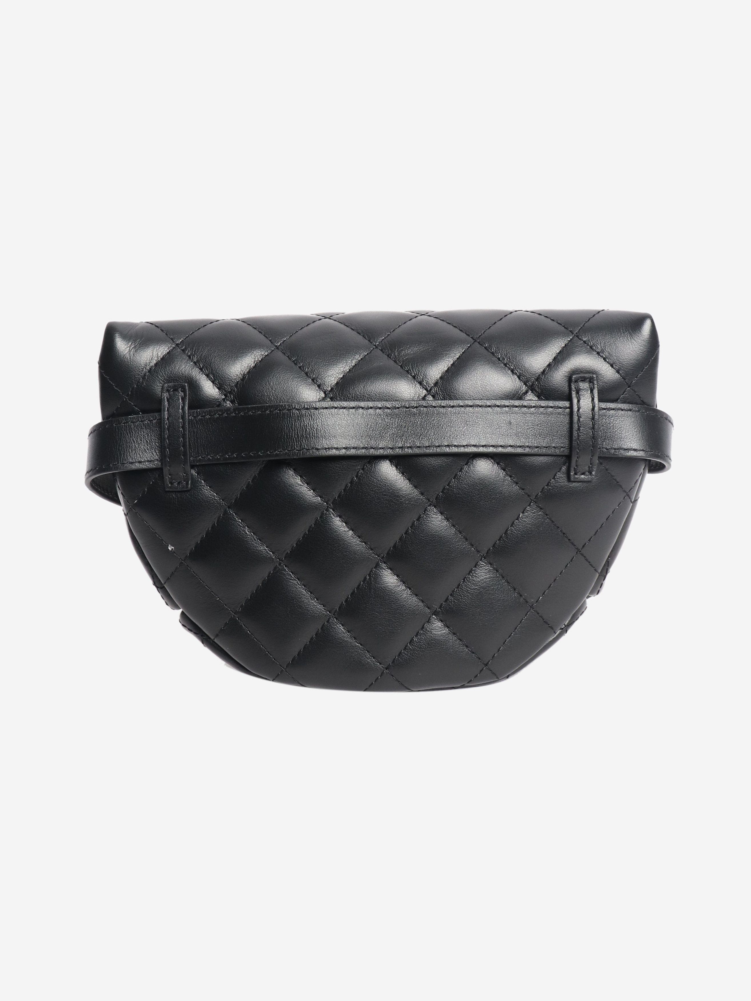 Chanel Black 2022 diamond-quilted belt bag Size ONE SIZE - 2 Thumbnail
