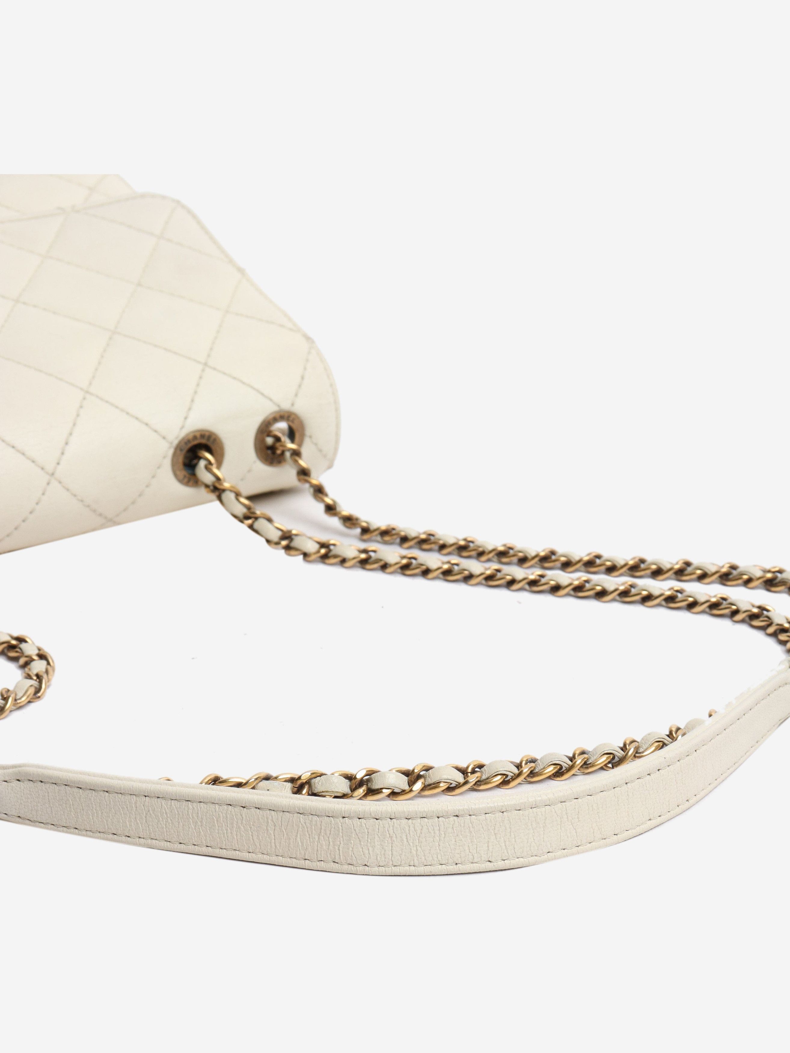 Chanel Ivory leather 2016 Beauty lock flap bag Size ONE SIZE - 4 Thumbnail