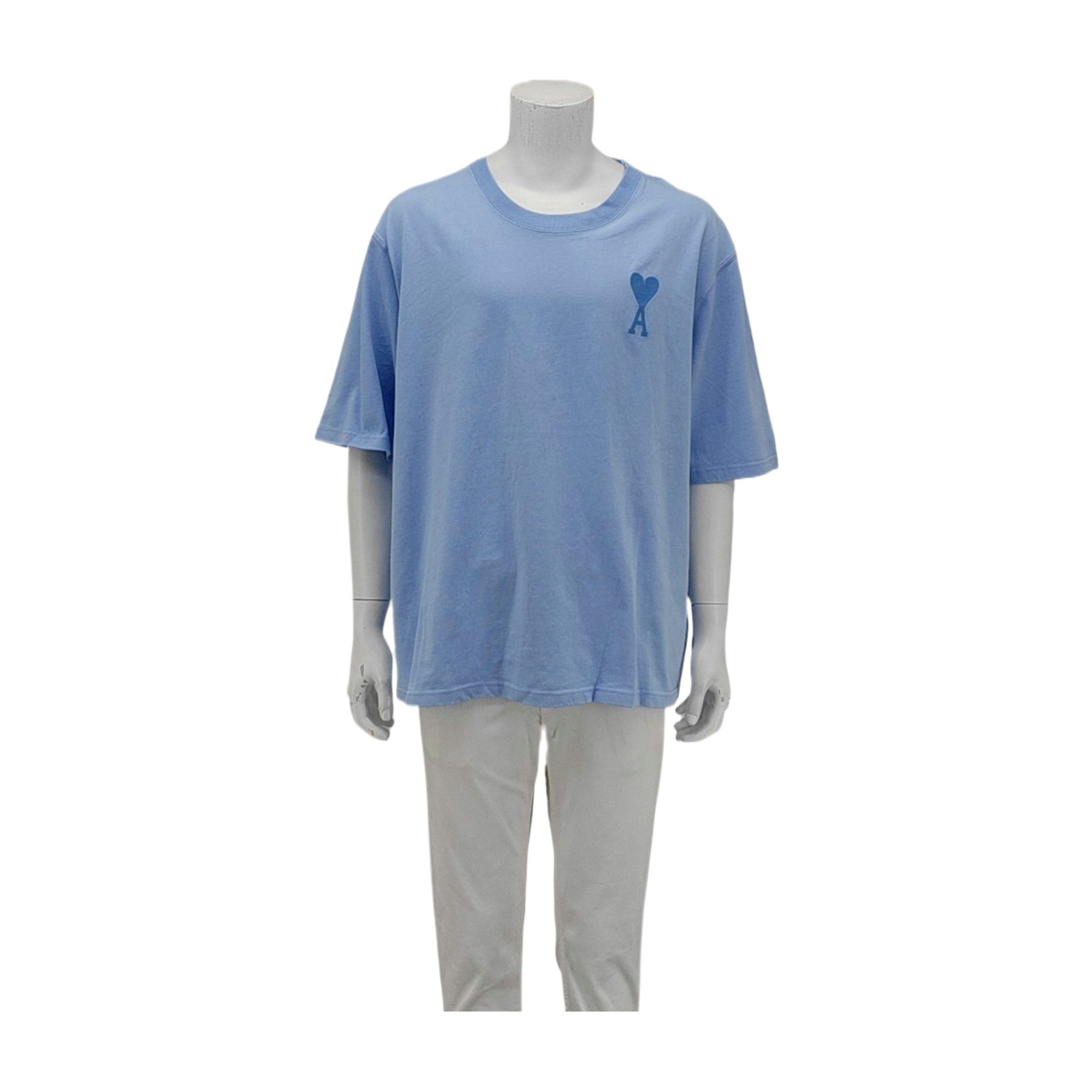 AMI AMI Heart Logo Short Sleeve T-Shirt Size M Size US M / EU 48-50 / 2 - 2 Thumbnail