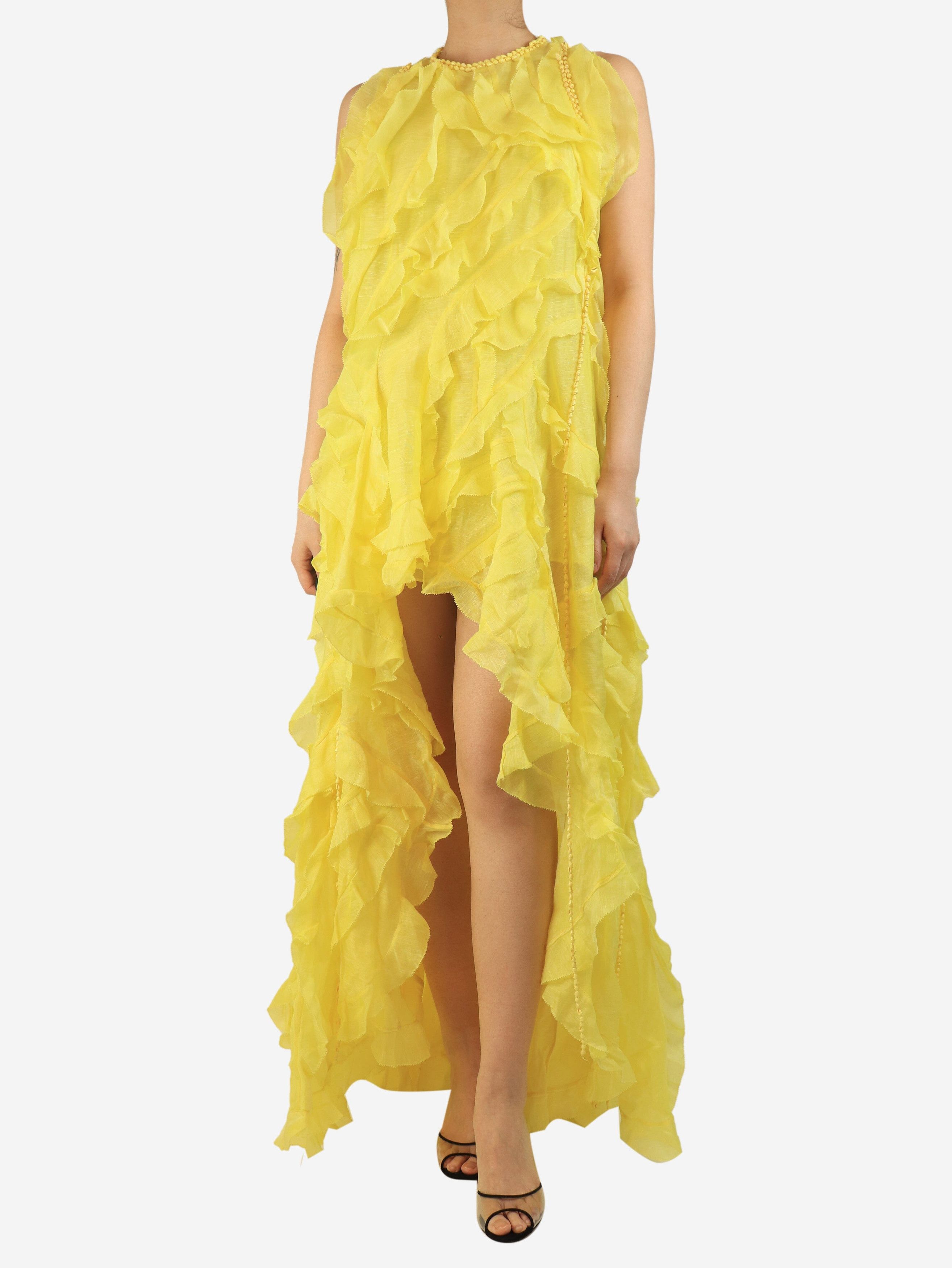 Other Lemon Wonderland ruffle gown - UK 16 Size XL / US 12-14 / IT 48-50 - 4 Thumbnail