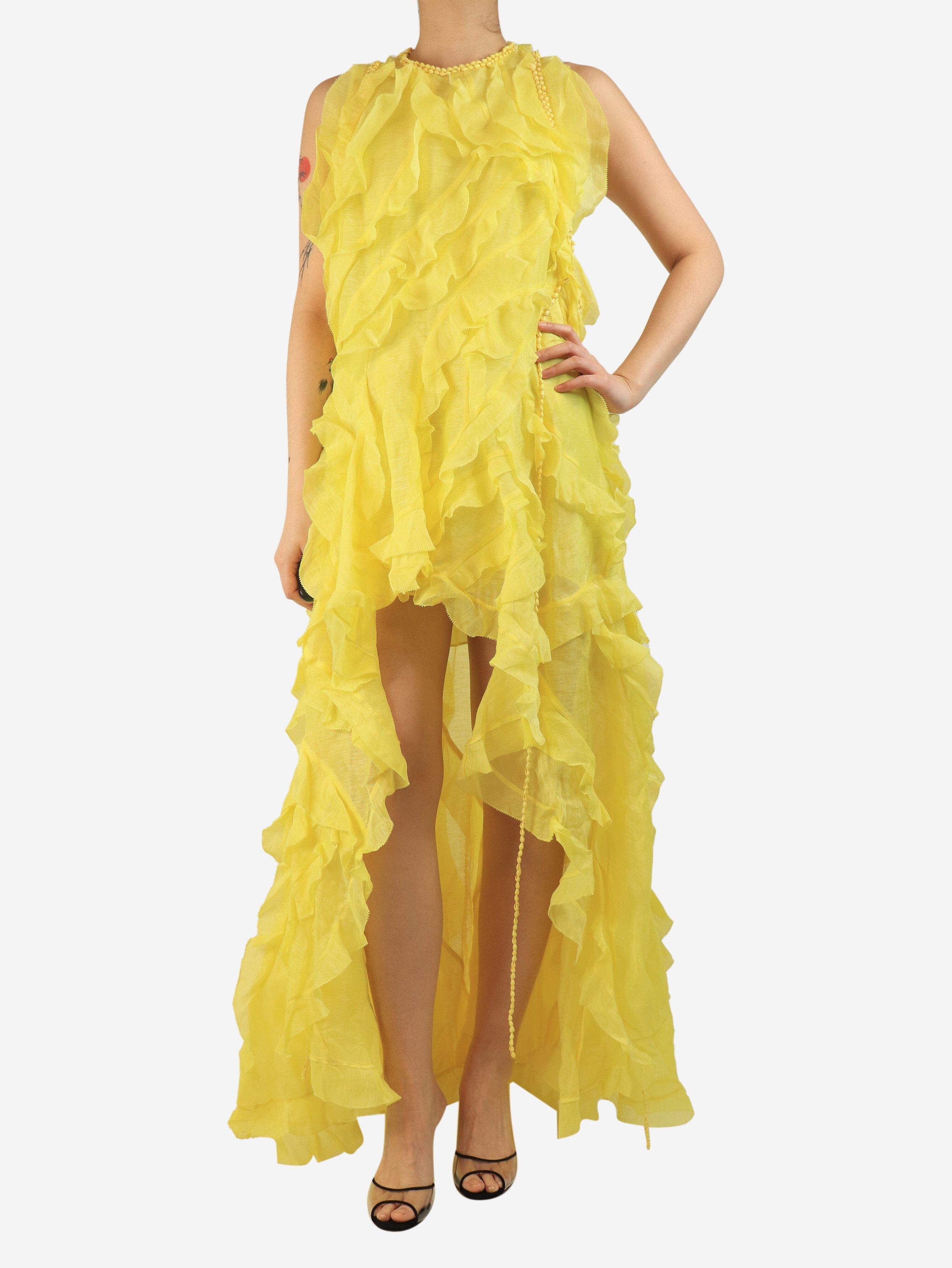 Other Lemon Wonderland ruffle gown - UK 16 Size XL / US 12-14 / IT 48-50 - 3 Thumbnail