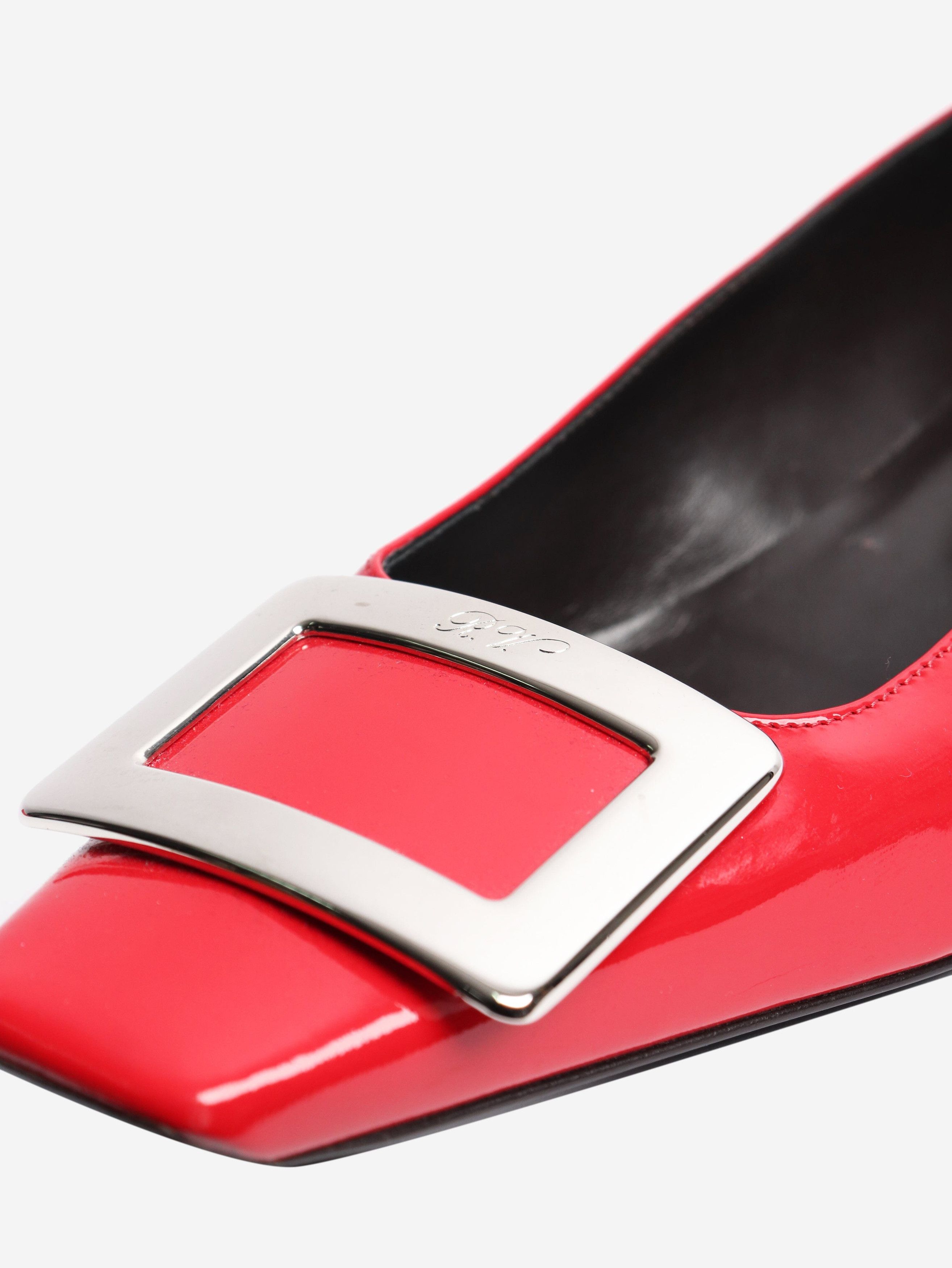 Roger Vivier Pink buckle patent ballet flats - UK 4 Size US 6.5 / IT 36.5 - 4 Thumbnail
