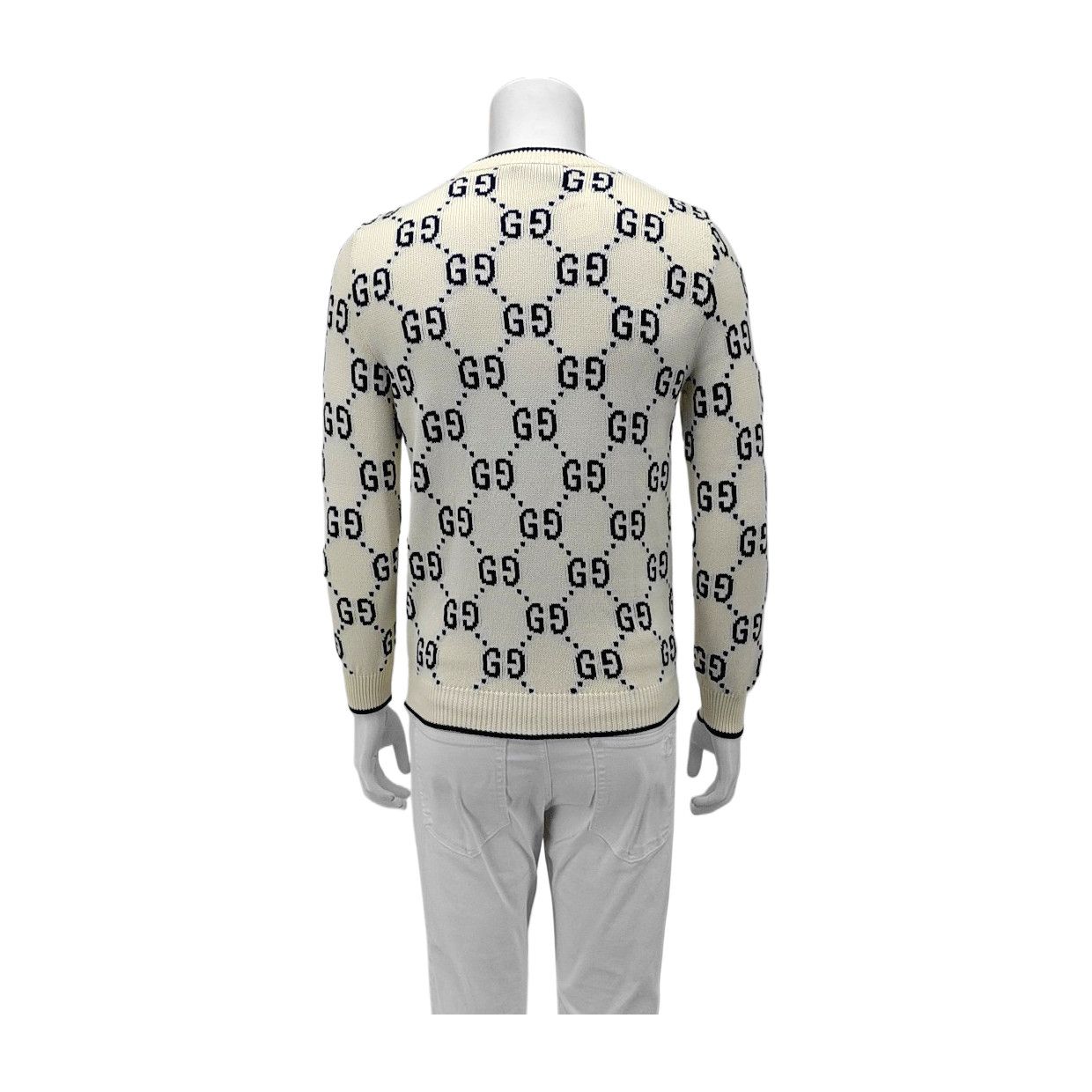 Gucci Gucci GG Logo Cotton Knit Sweater XS Size US XS / EU 42 / 0 - 3 Thumbnail