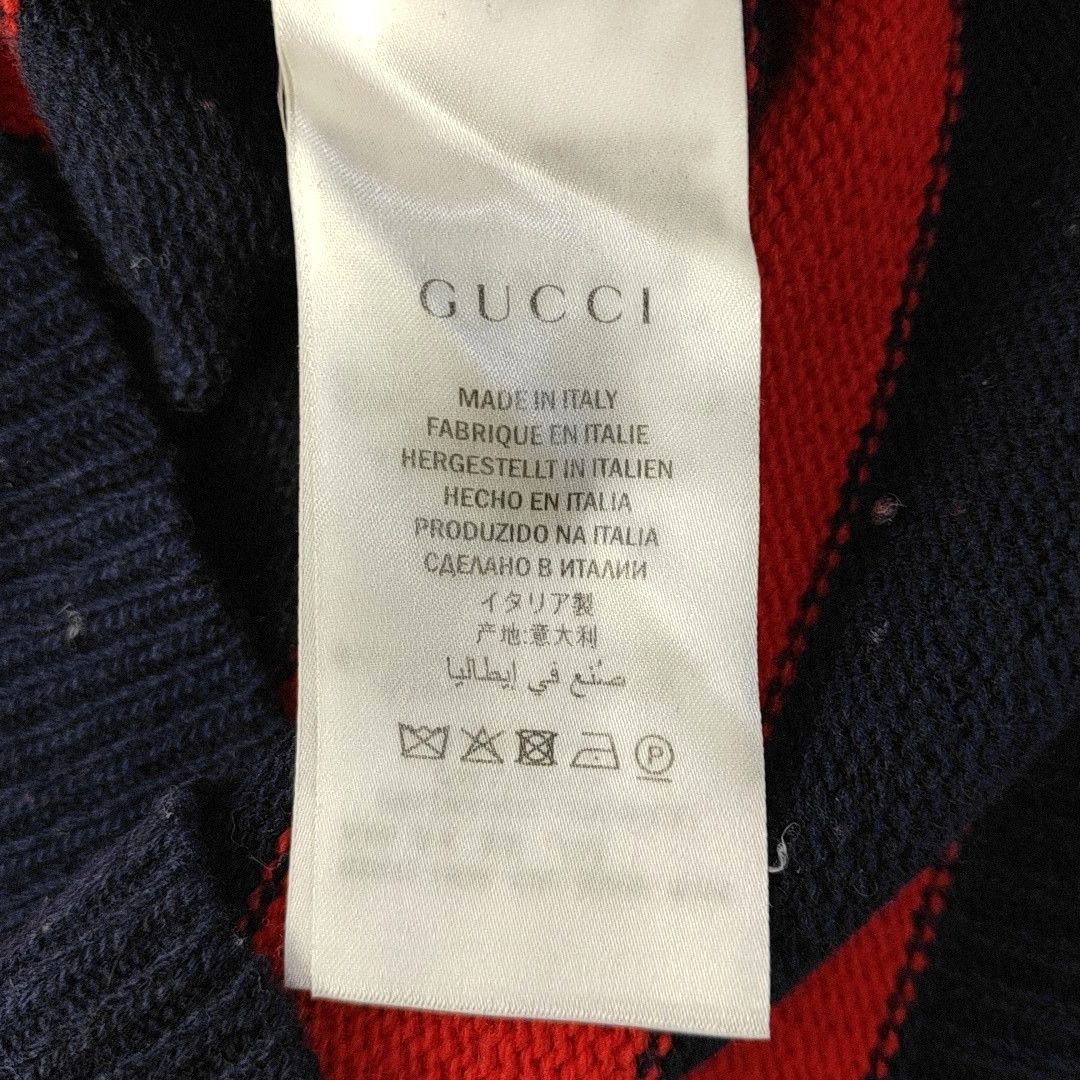 Gucci Gucci Bee Embroidery Striped Wool Sweater S Size US S / EU 44-46 / 1 - 5 Thumbnail