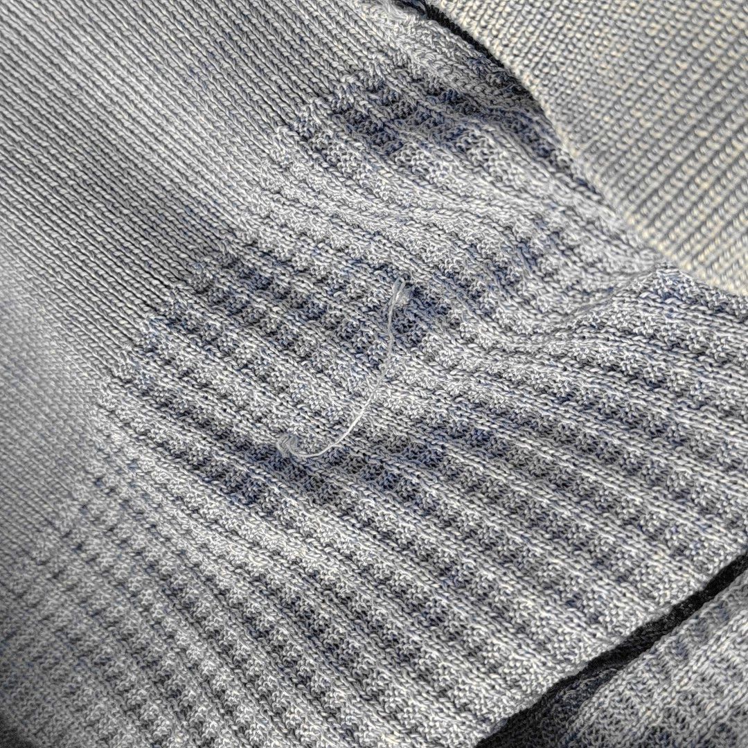 Hugo Boss Hugo Boss Blue Silk Long Sleeve Polo Sweater Size L Size US L / EU 52-54 / 3 - 7 Thumbnail
