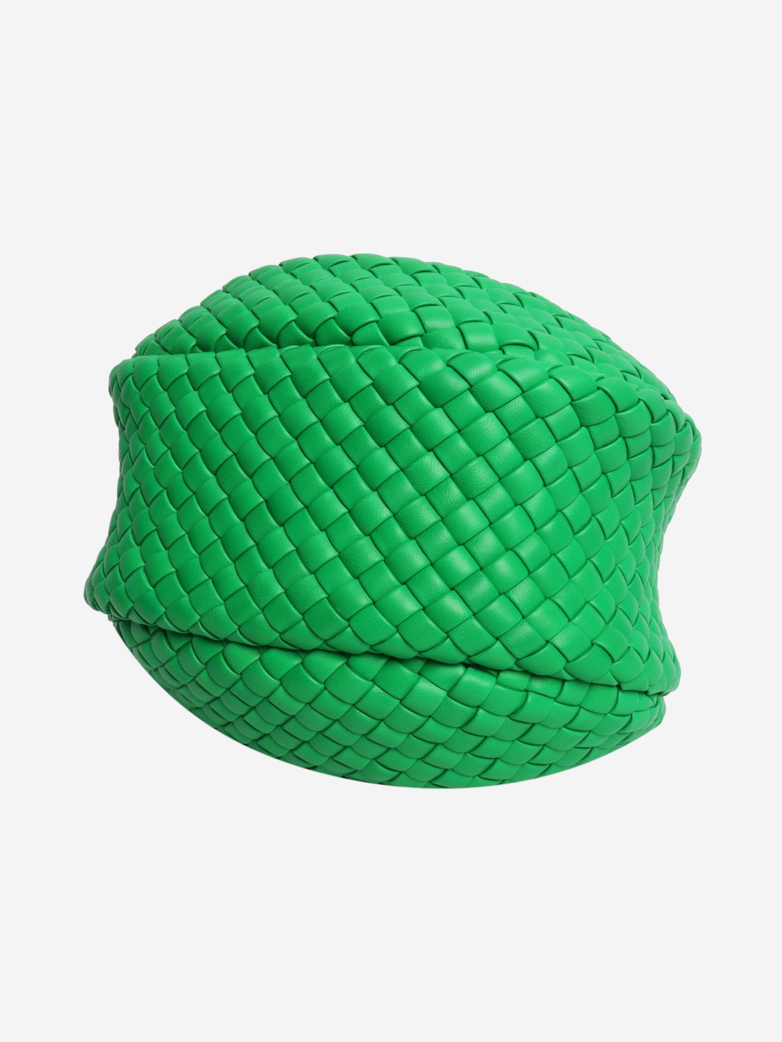 Bottega Veneta Green padded jodie intecciato top handle bag Size ONE SIZE - 4 Thumbnail