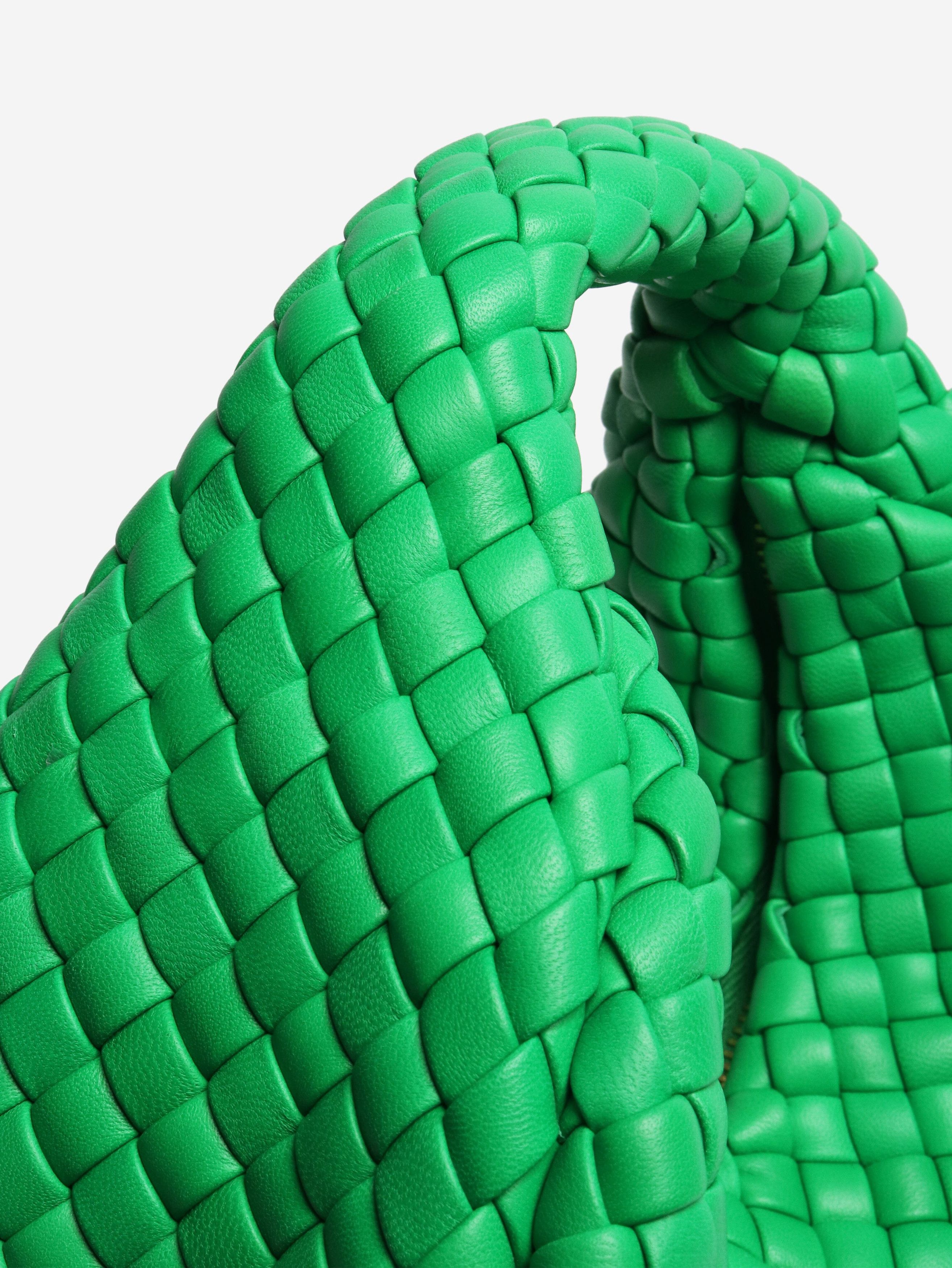 Bottega Veneta Green padded jodie intecciato top handle bag Size ONE SIZE - 5 Thumbnail