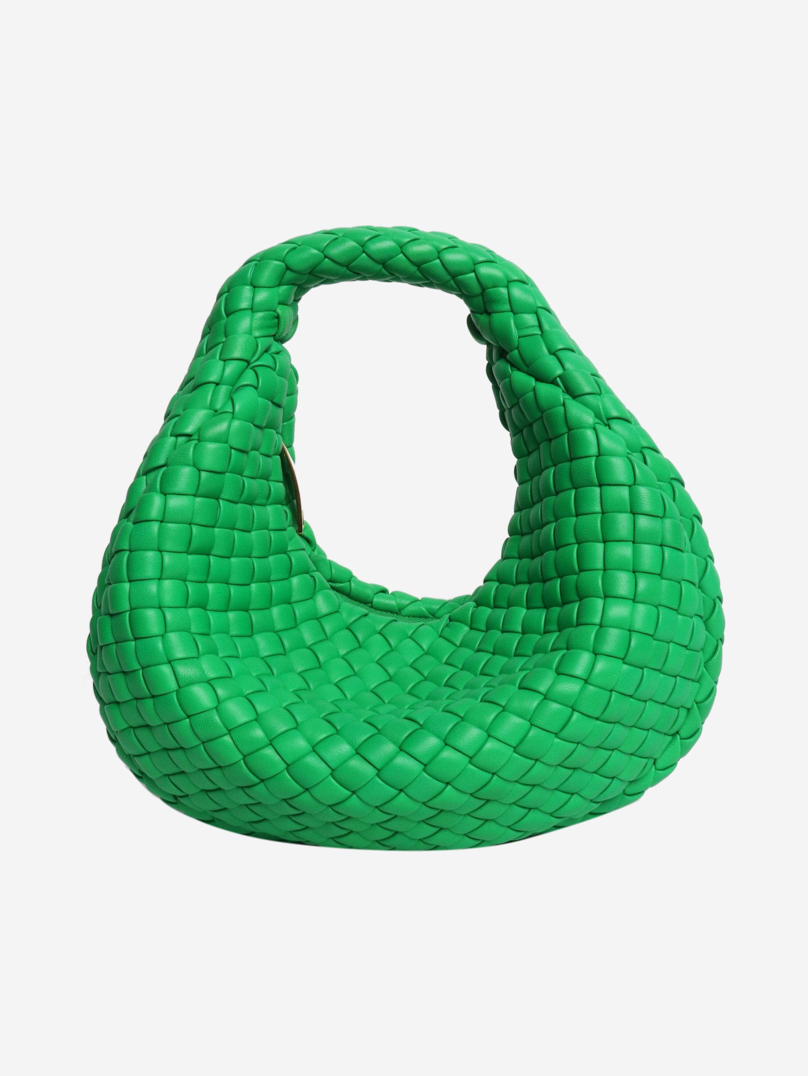 Bottega Veneta Green padded jodie intecciato top handle bag Size ONE SIZE - 3 Thumbnail