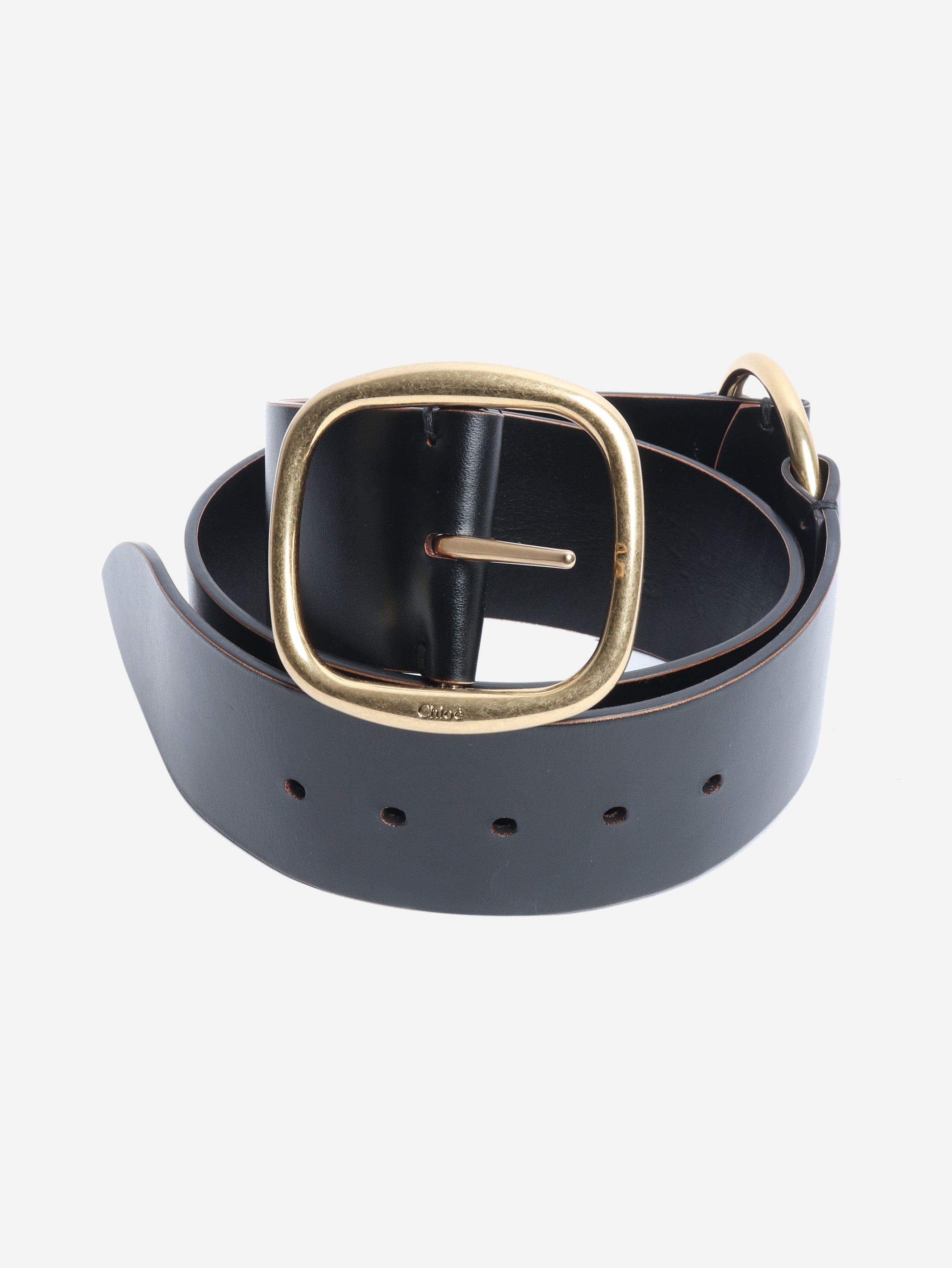 Chloe Black Anita belt - L Size ONE SIZE - 2 Thumbnail