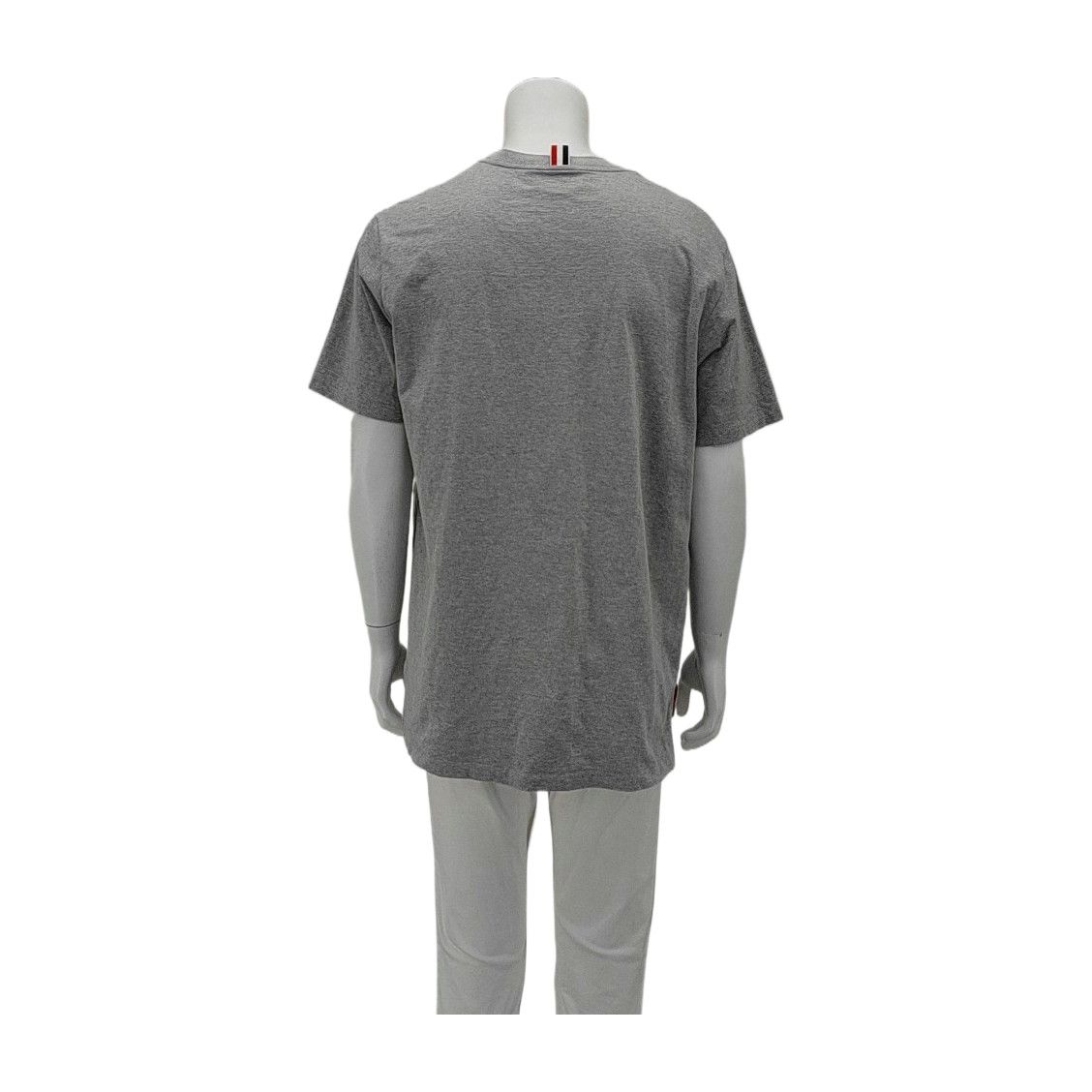 Thom Browne Thom Browne Grey Cotton Short Sleeve T-Shirt Size 5 Size US XXL / EU 58 / 5 - 3 Thumbnail