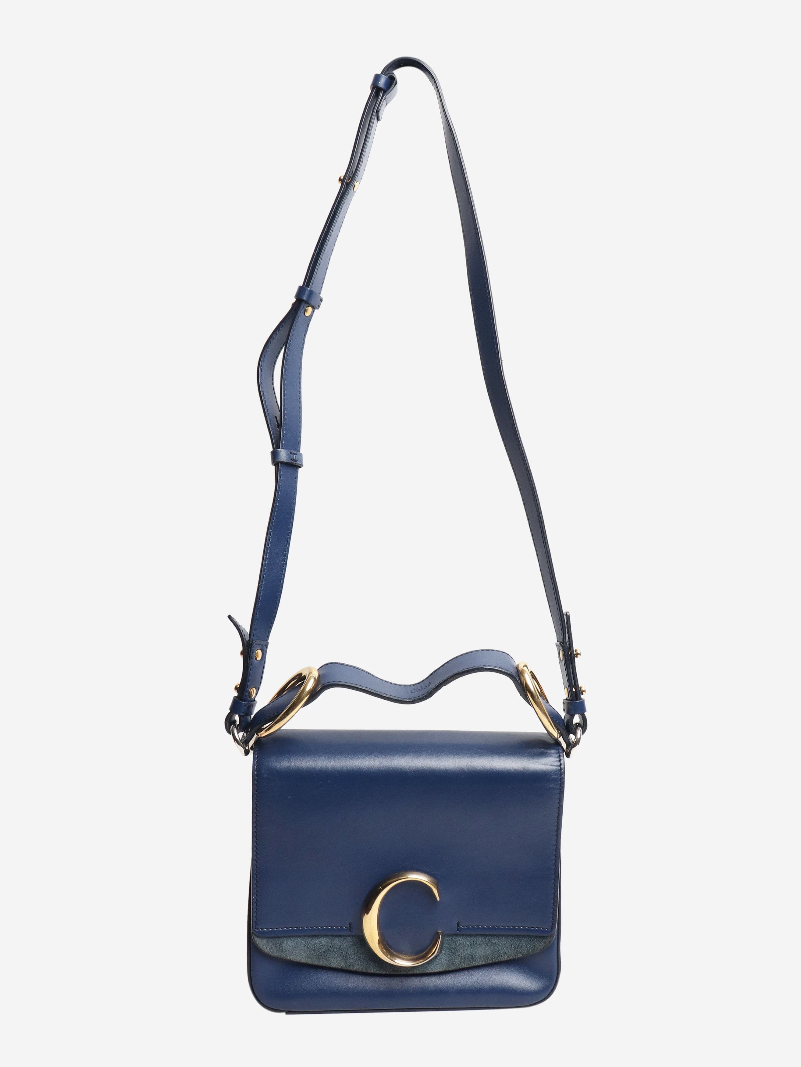 Chloe Blue C crossbody bag Size ONE SIZE - 2 Thumbnail