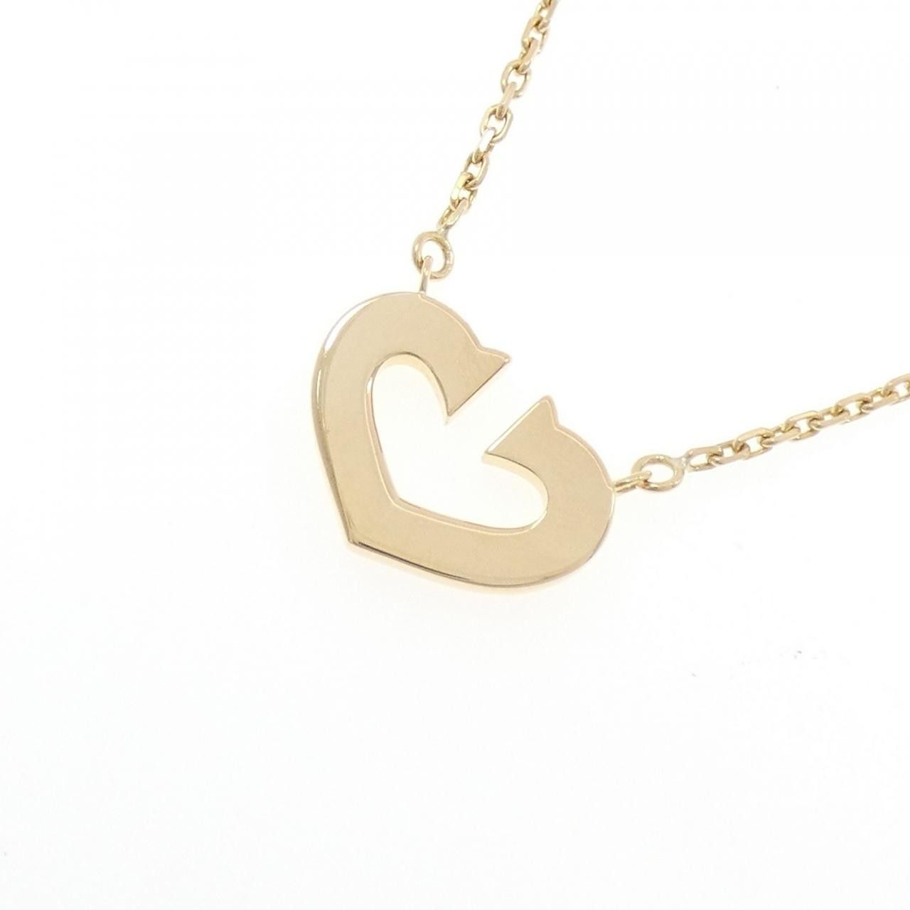 Cartier Cartier Cartier C Heart 750 Yellow Gold Necklace Precious Metal Necklace B7008000 DUTY FREE for USA Size ONE SIZE - 3 Thumbnail