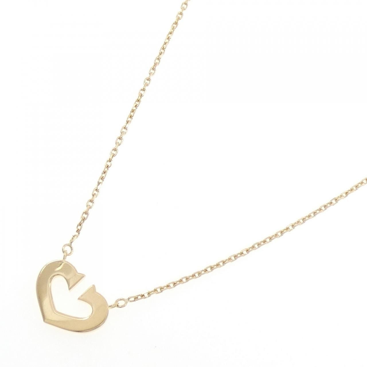 Cartier Cartier Cartier C Heart 750 Yellow Gold Necklace Precious Metal Necklace B7008000 DUTY FREE for USA Size ONE SIZE - 2 Thumbnail