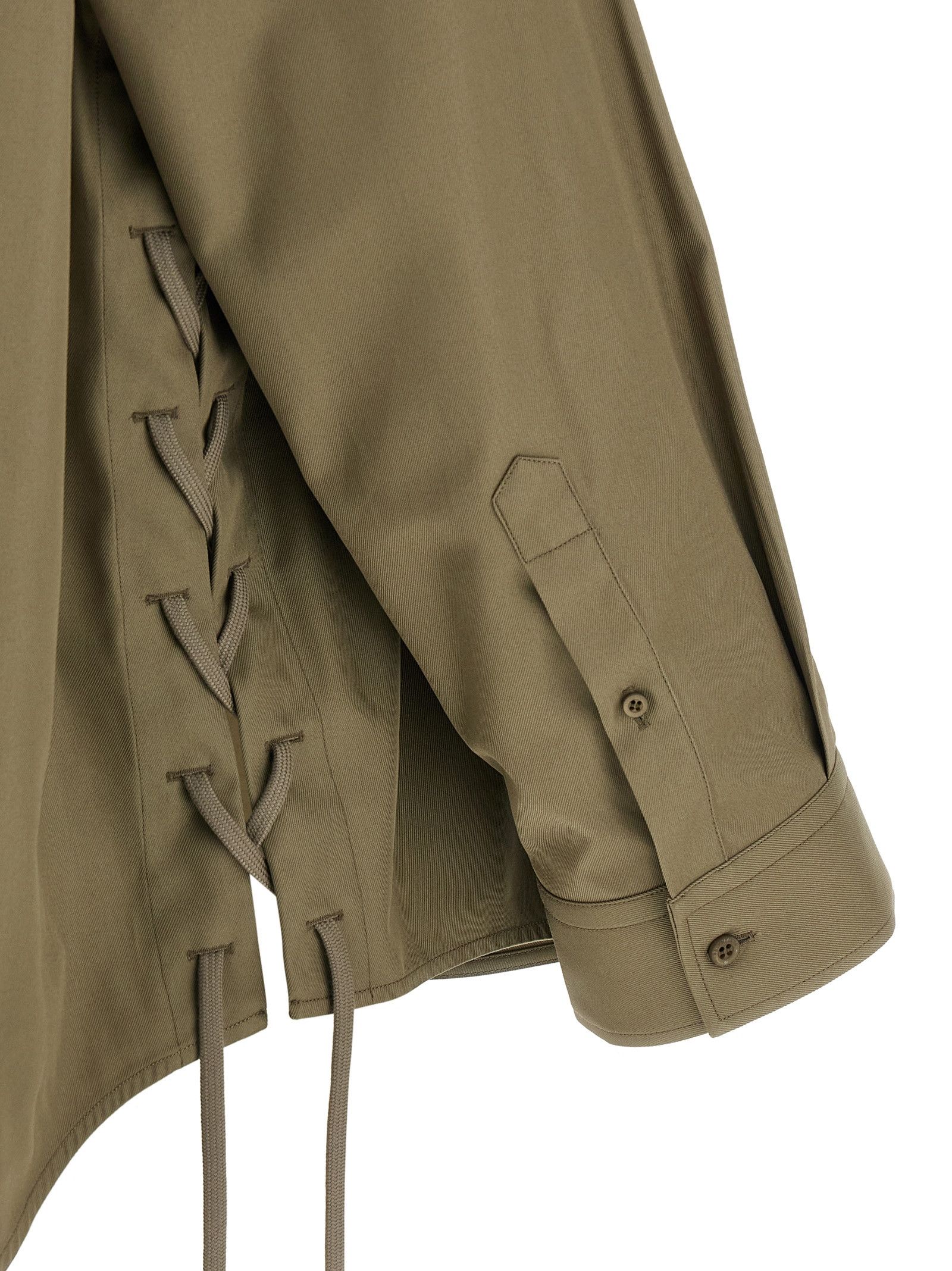 Balenciaga 'Lace-Up' Shirt Size XS / US 0-2 / IT 36-38 - 4 Thumbnail