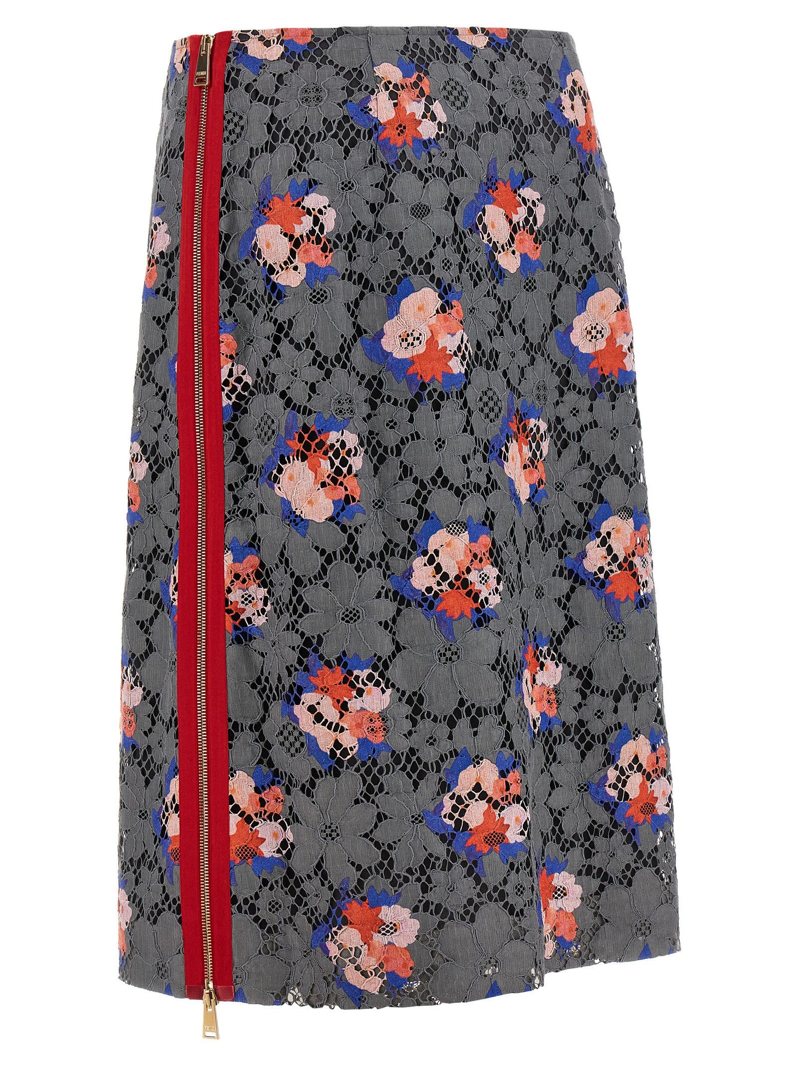 Fendi 'Fendi Bouquet' Lace Skirt Size 26" / US 2 / IT 38 - 3 Thumbnail