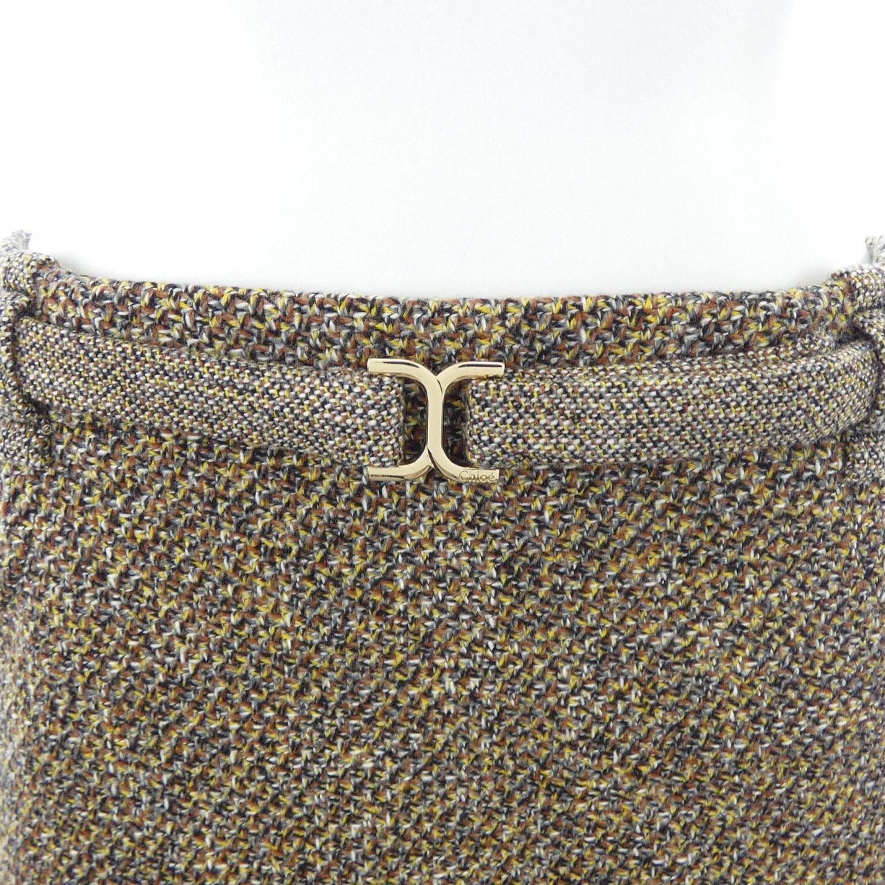Chloe Chloe Chloe Skirt Textile Skirts CHC24SJU08777ZA38 DUTY FREE for USA Size ONE SIZE - 5 Thumbnail
