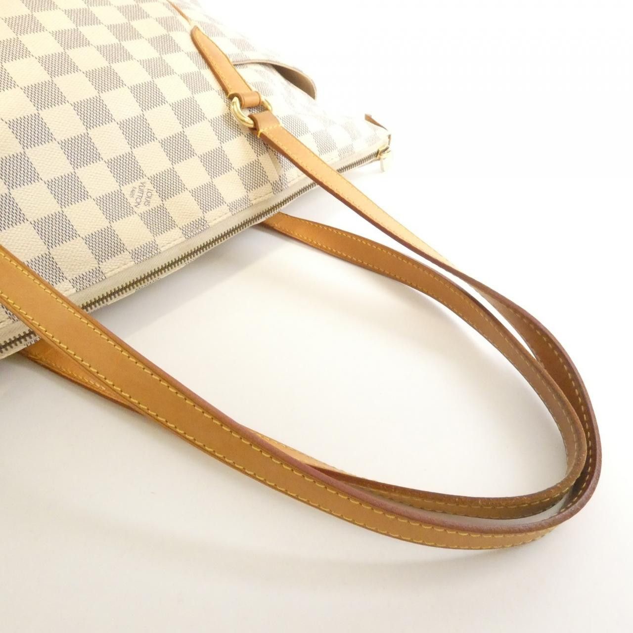 Louis Vuitton Louis Vuitton Louis Vuitton Totally Damier Azur Tote Bag Textile Tote Bag N51262 DUTY FREE for USA Size ONE SIZE - 5 Thumbnail