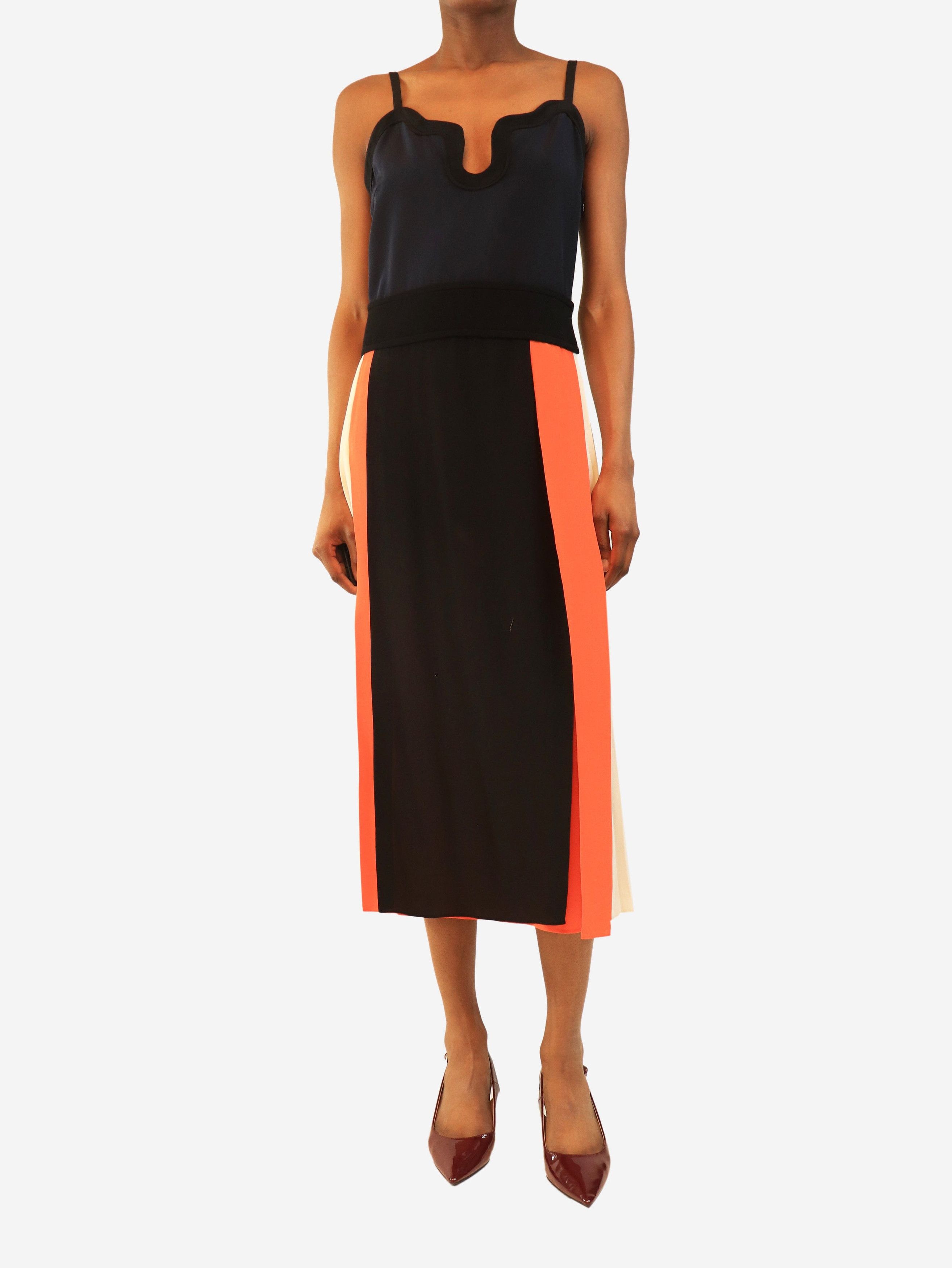 Other Multicolour contrast-panel midi dress - UK 6 Size XS / US 0-2 / IT 36-38 - 3 Thumbnail