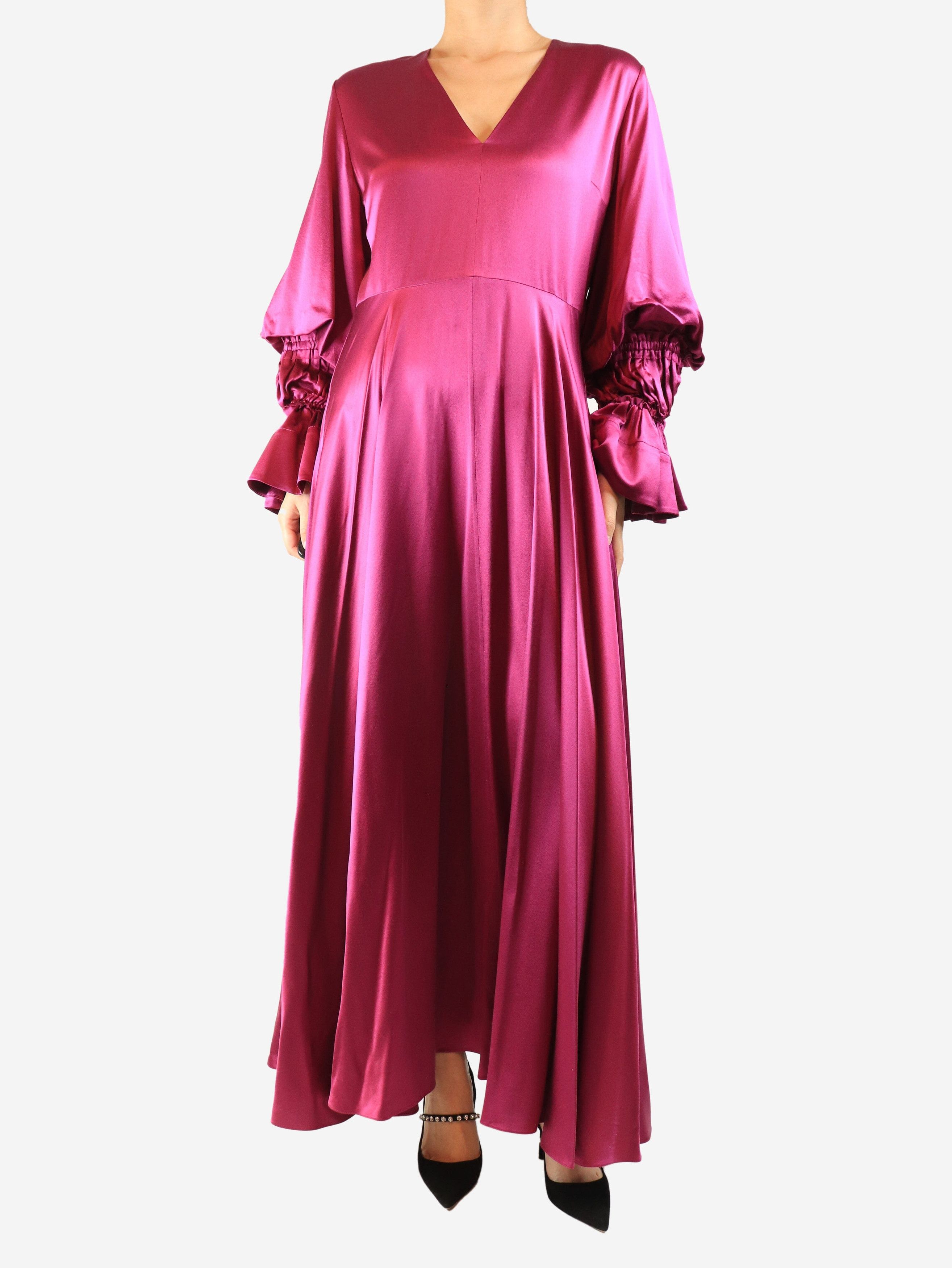 ROKSANDA Pink silk midi dress - UK 14 Size L / US 10 / IT 46 - 5 Thumbnail