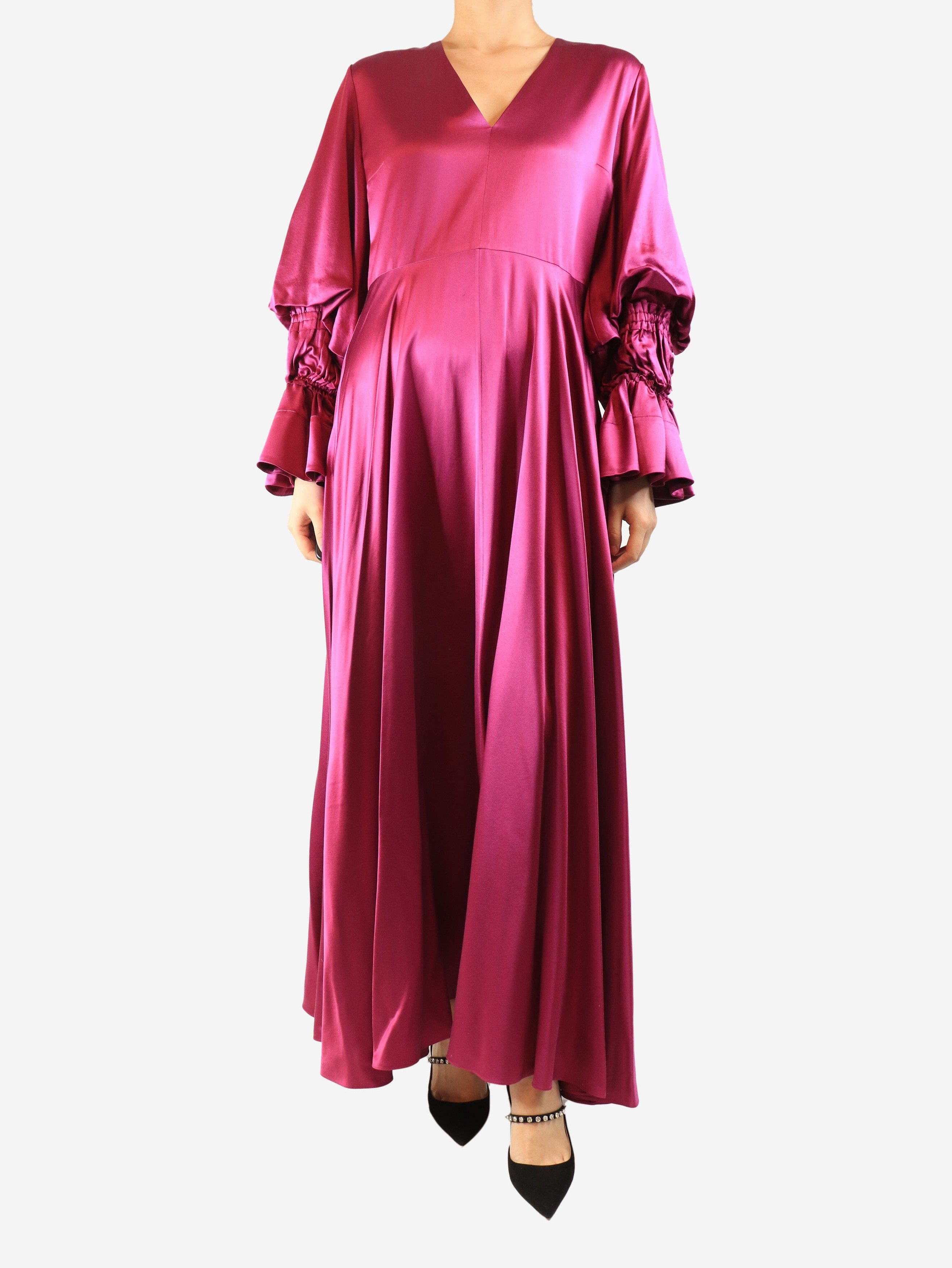 ROKSANDA Pink silk midi dress - UK 14 Size L / US 10 / IT 46 - 2 Thumbnail