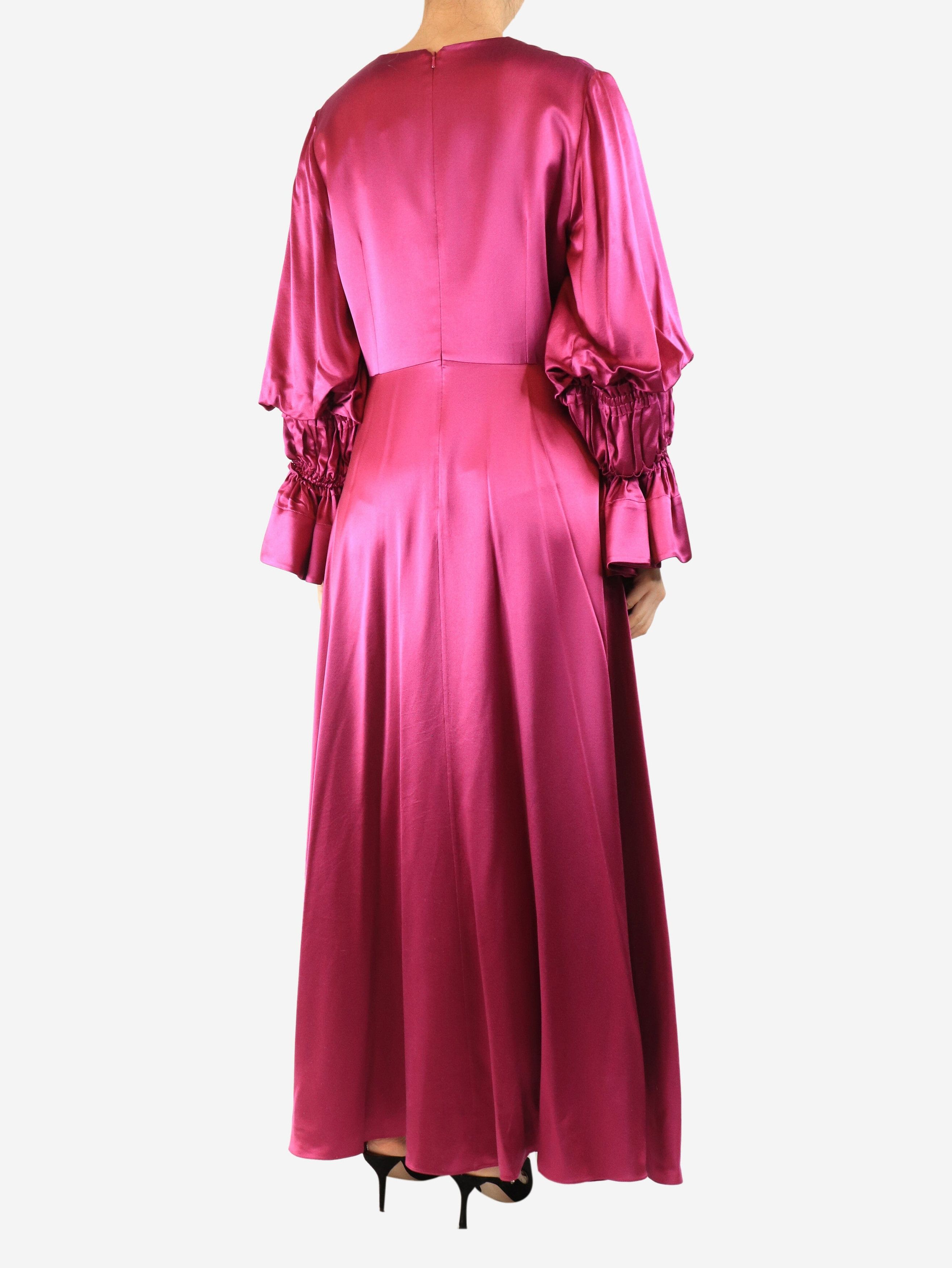 ROKSANDA Pink silk midi dress - UK 14 Size L / US 10 / IT 46 - 3 Thumbnail