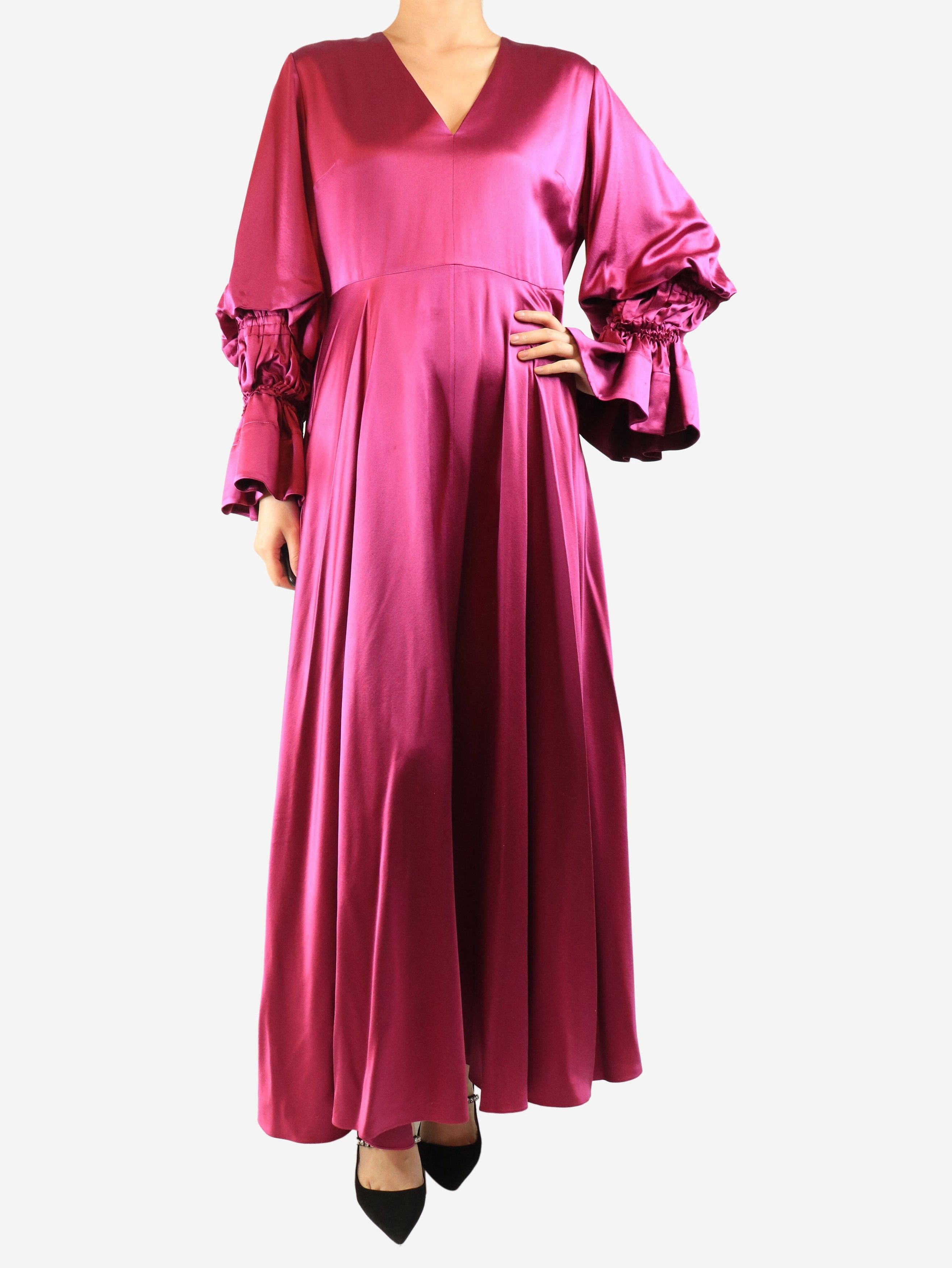 ROKSANDA Pink silk midi dress - UK 14 Size L / US 10 / IT 46 - 4 Thumbnail