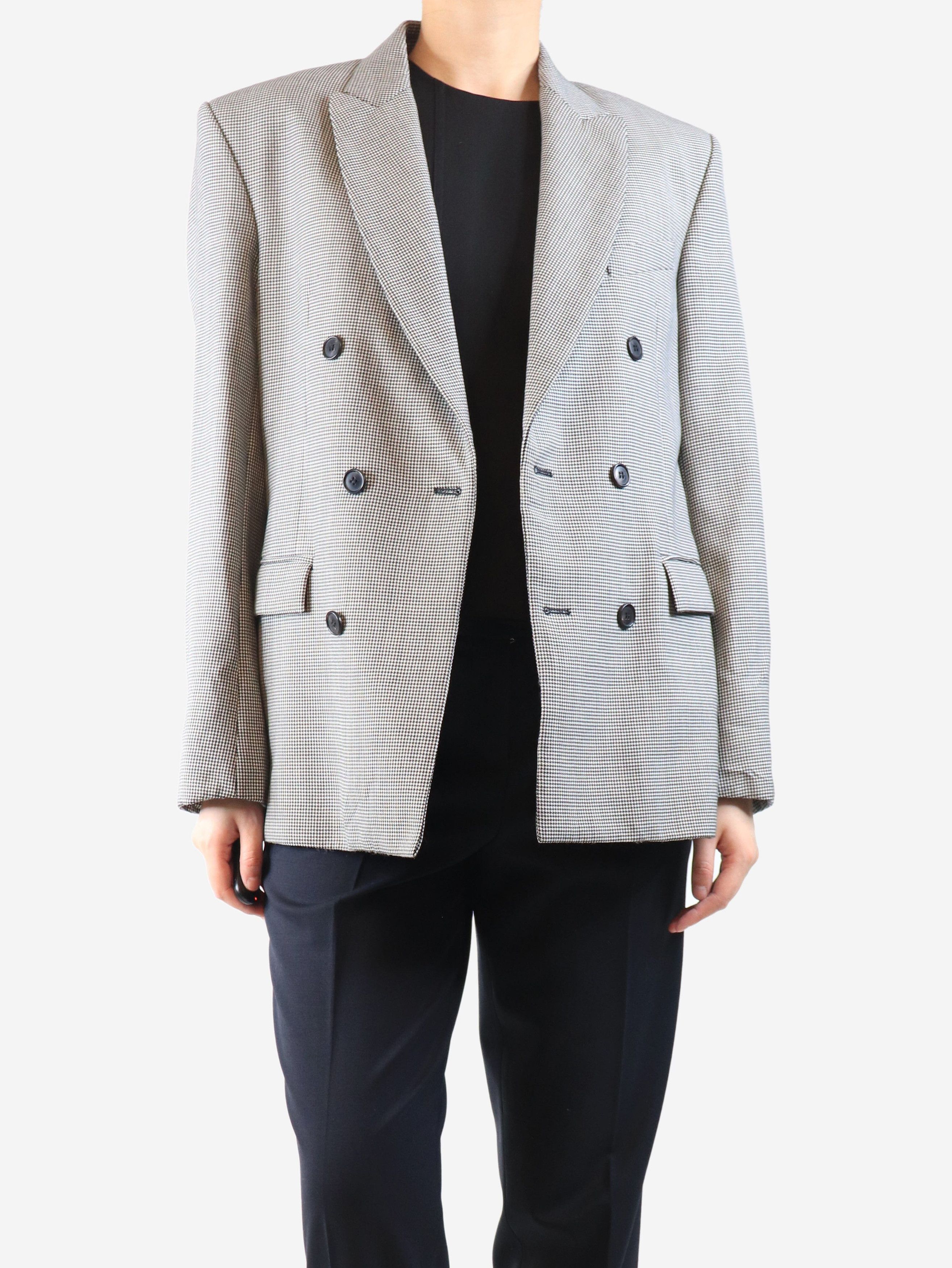 Other Black and white houndstooth double breasted jacket - UK 10 Size M / US 6-8 / IT 42-44 - 3 Thumbnail