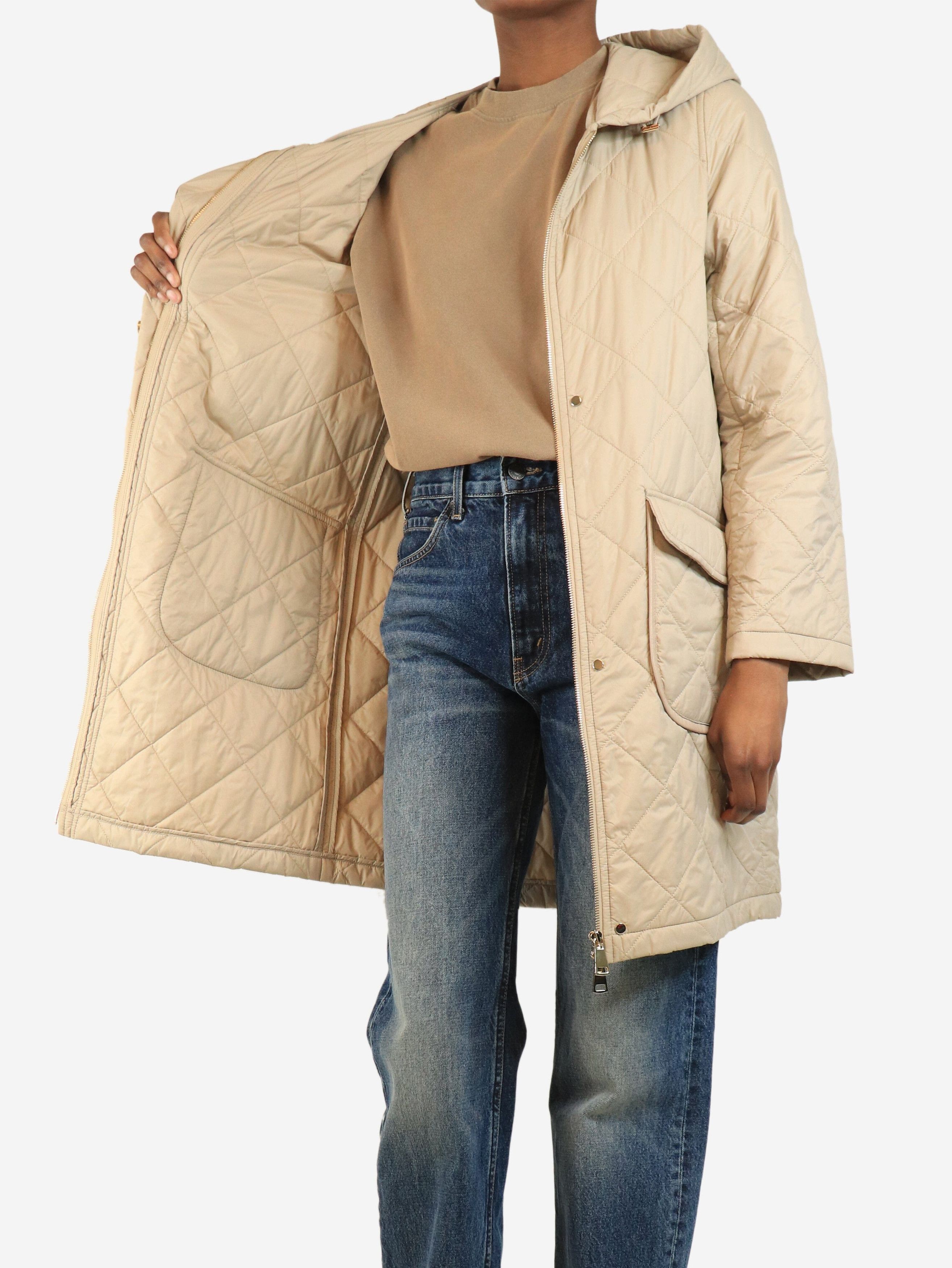 Other Neutral lightweight quilted parka - UK 4 Size XS / US 0-2 / IT 36-38 - 3 Thumbnail