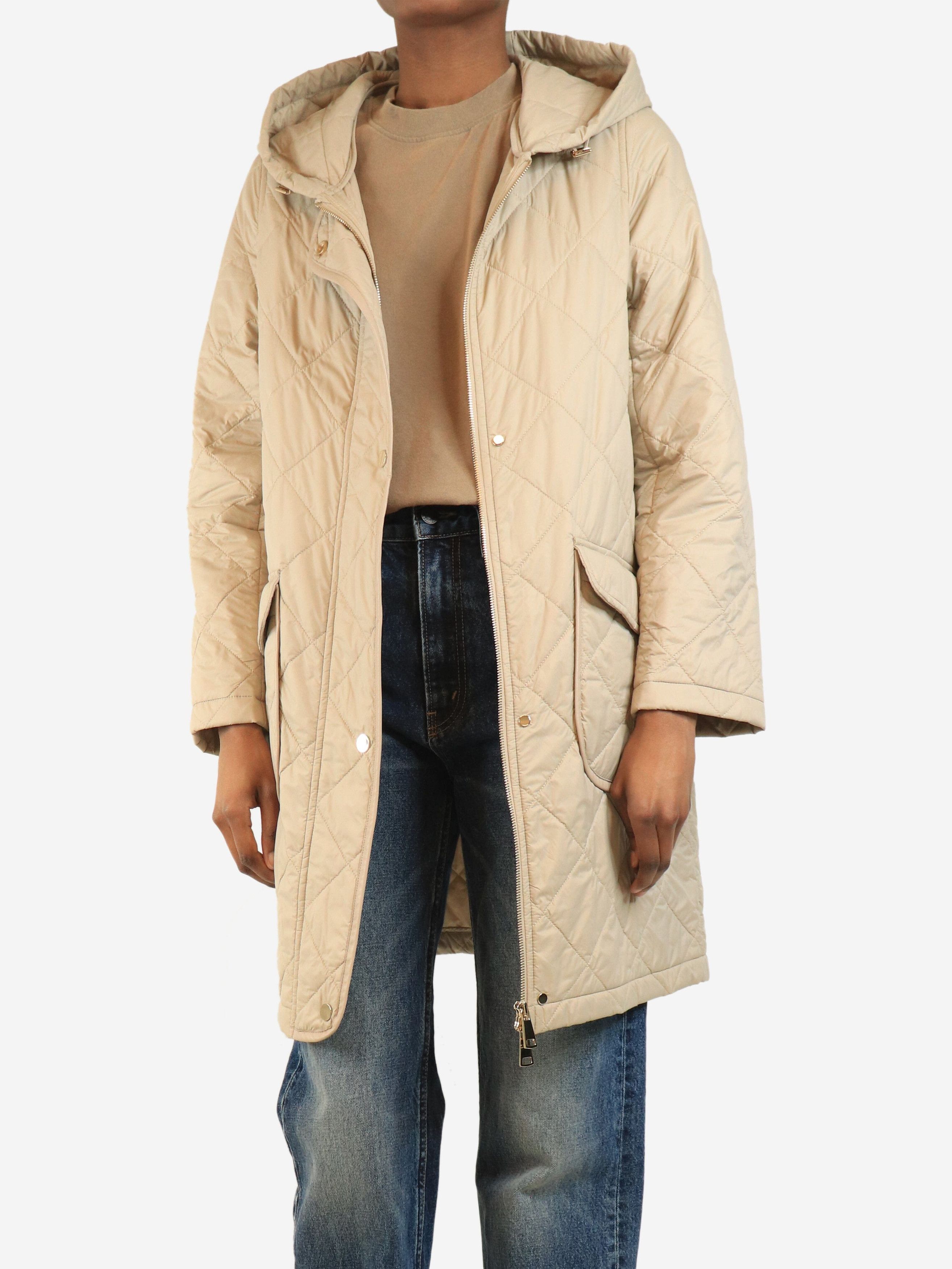 Other Neutral lightweight quilted parka - UK 4 Size XS / US 0-2 / IT 36-38 - 2 Thumbnail