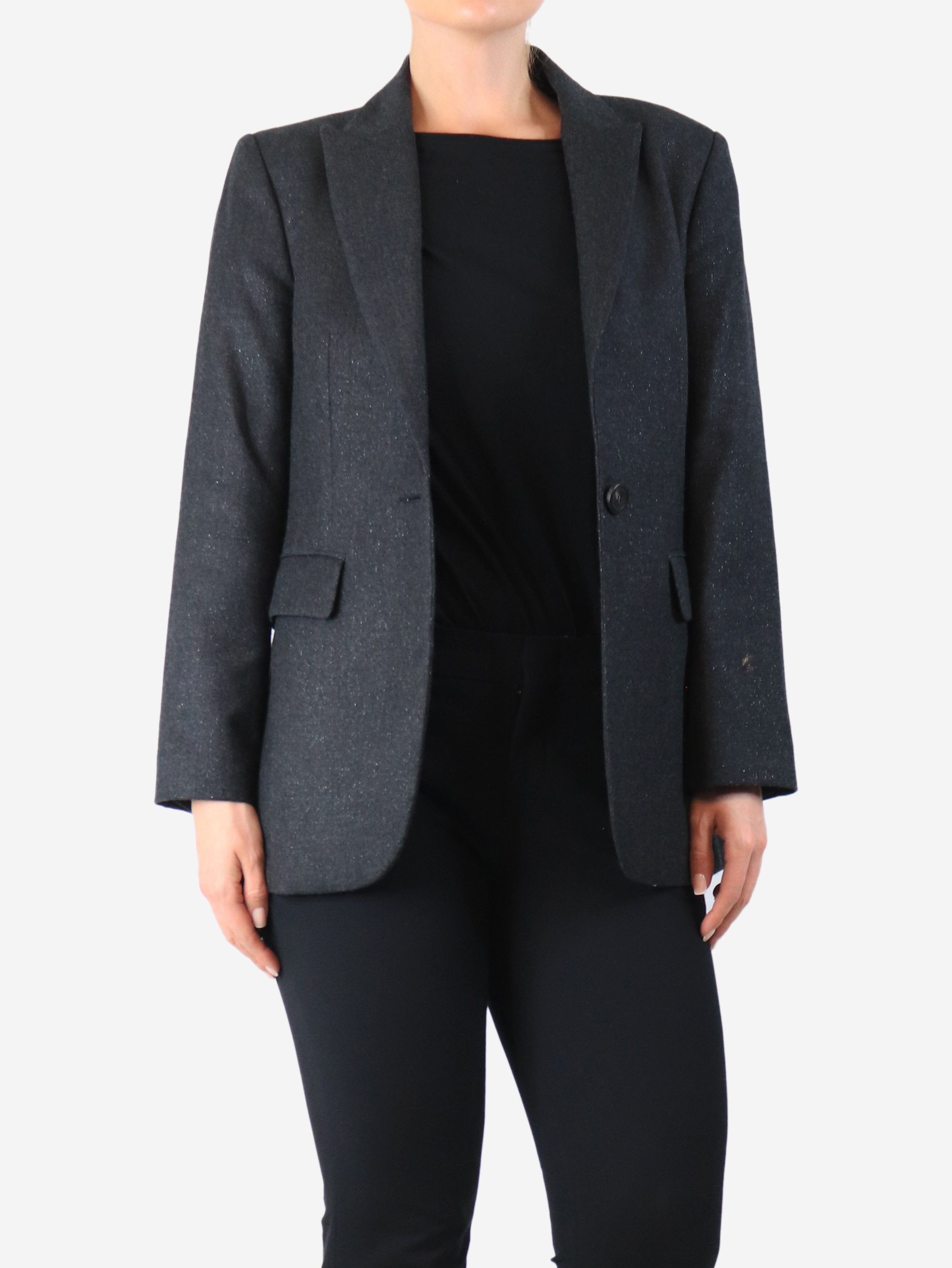 Other Dark grey sparkly wool jacket - UK 10 Size M / US 6-8 / IT 42-44 - 3 Thumbnail