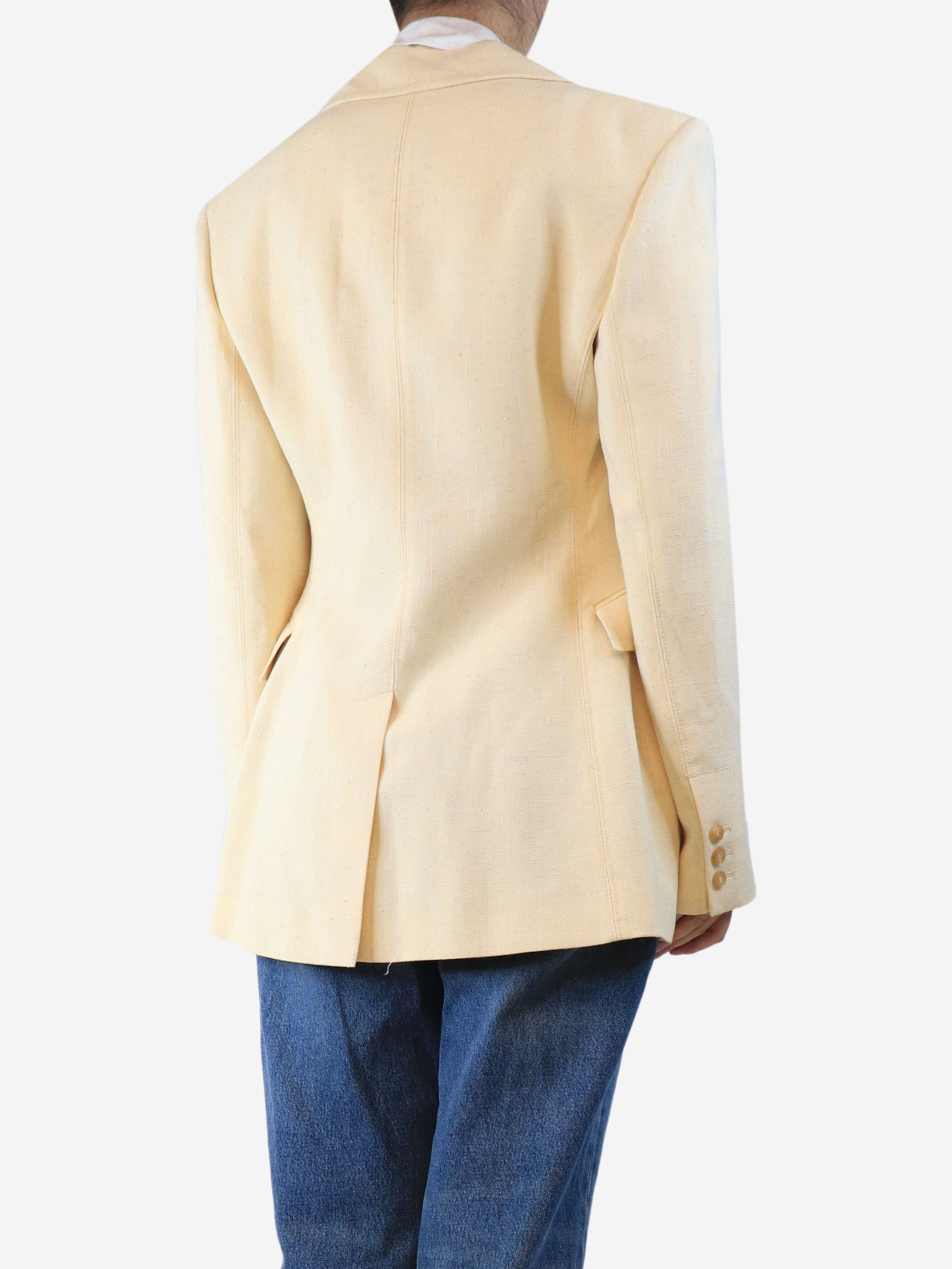 Other Butter yellow textured blazer - S Size S / US 4 / IT 40 - 2 Thumbnail