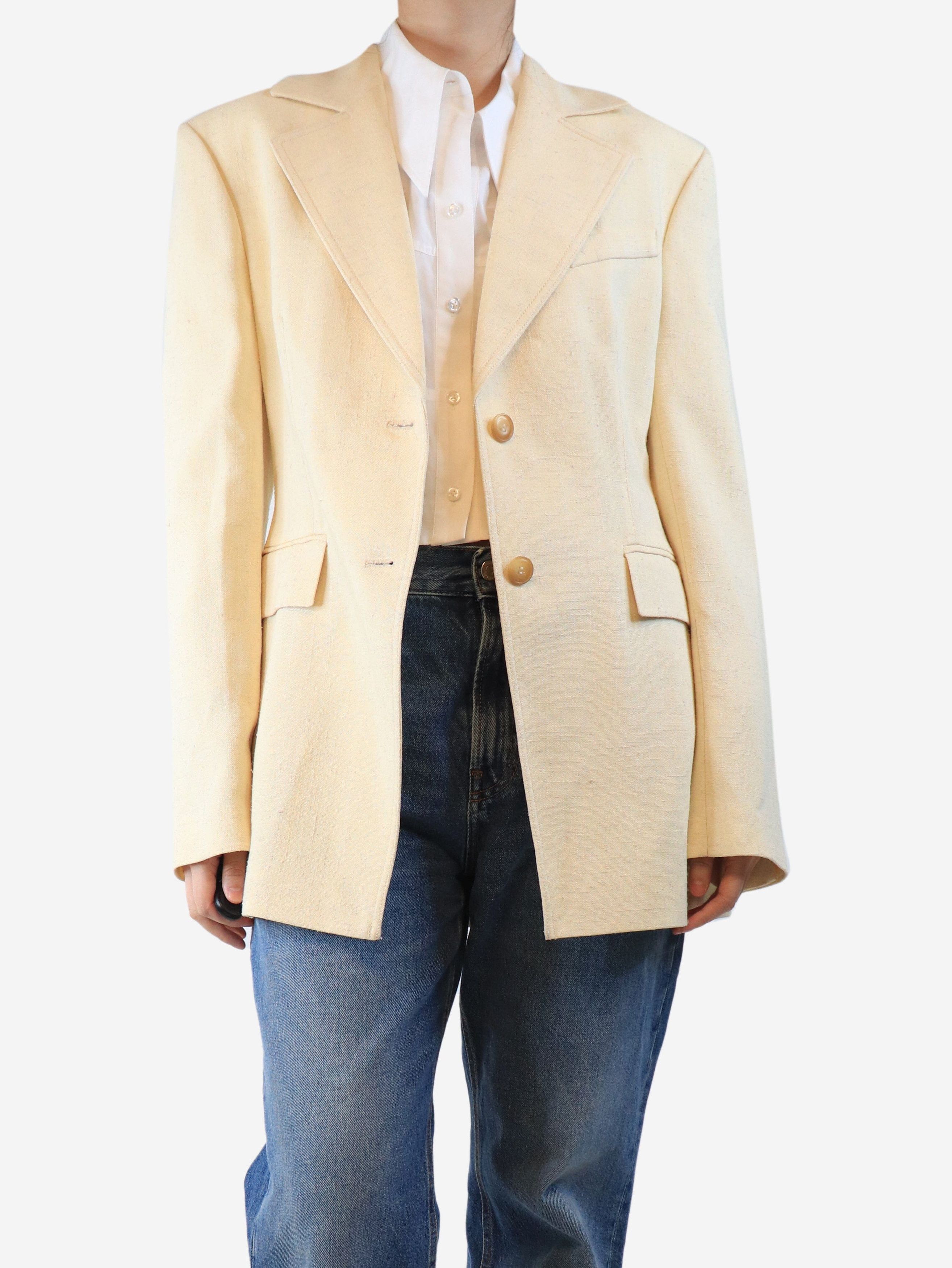 Other Butter yellow textured blazer - S Size S / US 4 / IT 40 - 3 Thumbnail