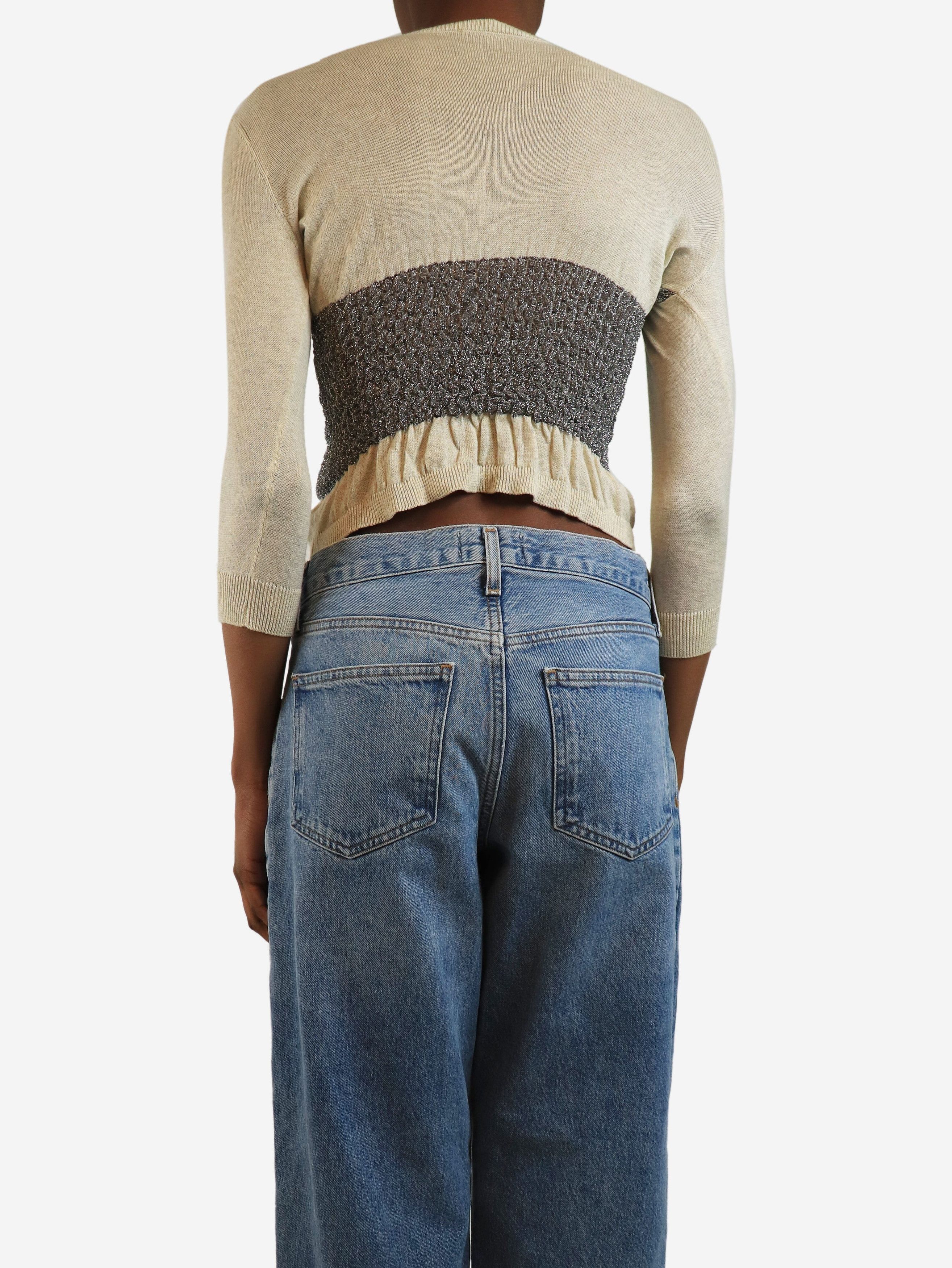 Other Neutral lurex knit top - UK 8 Size S / US 4 / IT 40 - 2 Thumbnail