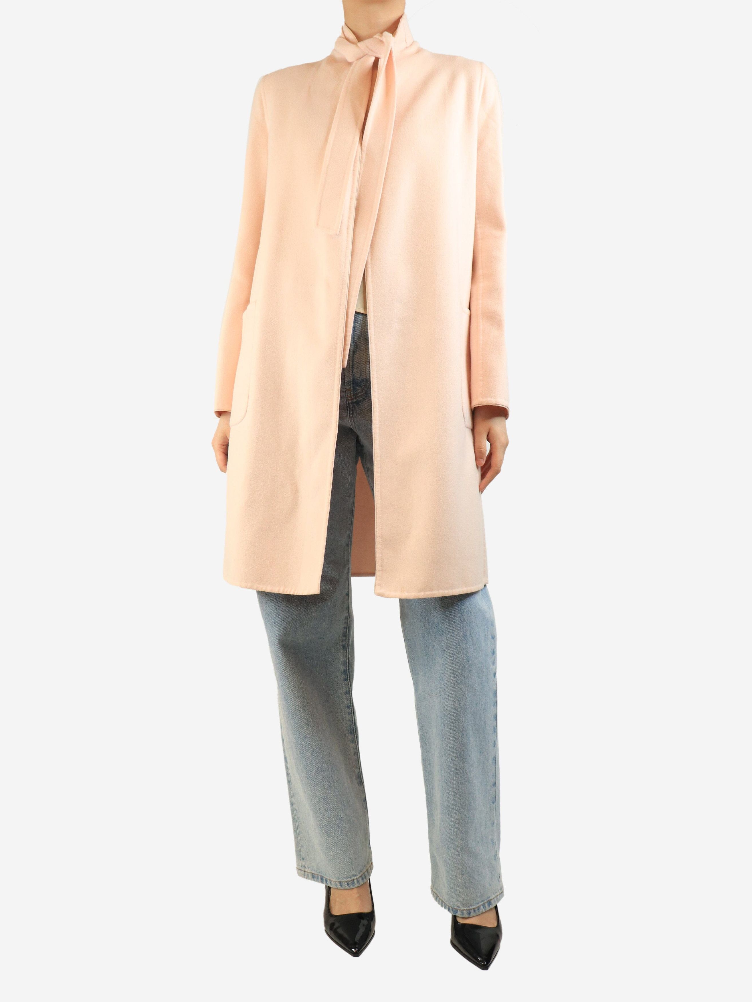 Max Mara Blush pink angora blend coat - UK 10 Size M / US 6-8 / IT 42-44 - 5 Thumbnail