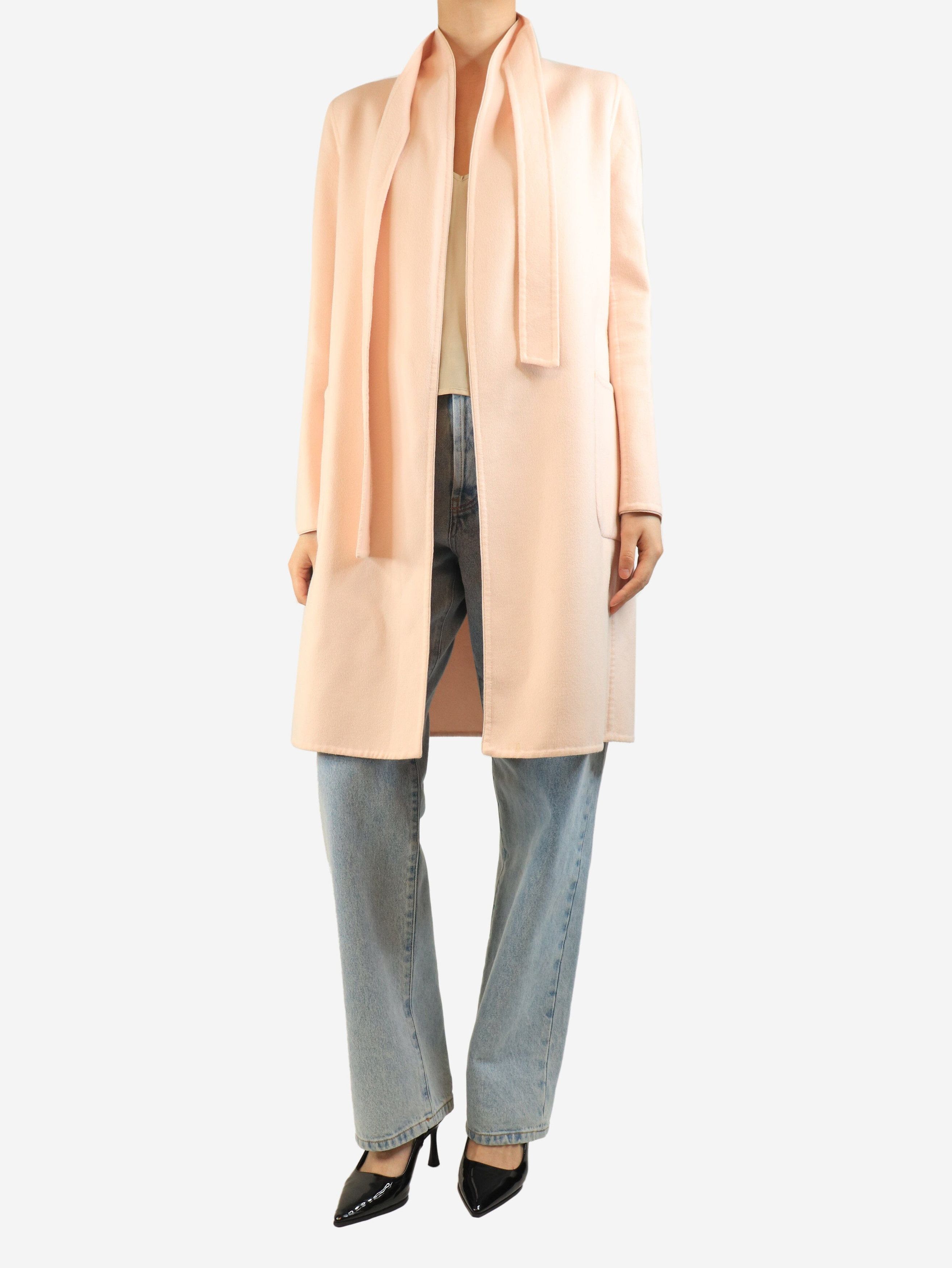 Max Mara Blush pink angora blend coat - UK 10 Size M / US 6-8 / IT 42-44 - 4 Thumbnail
