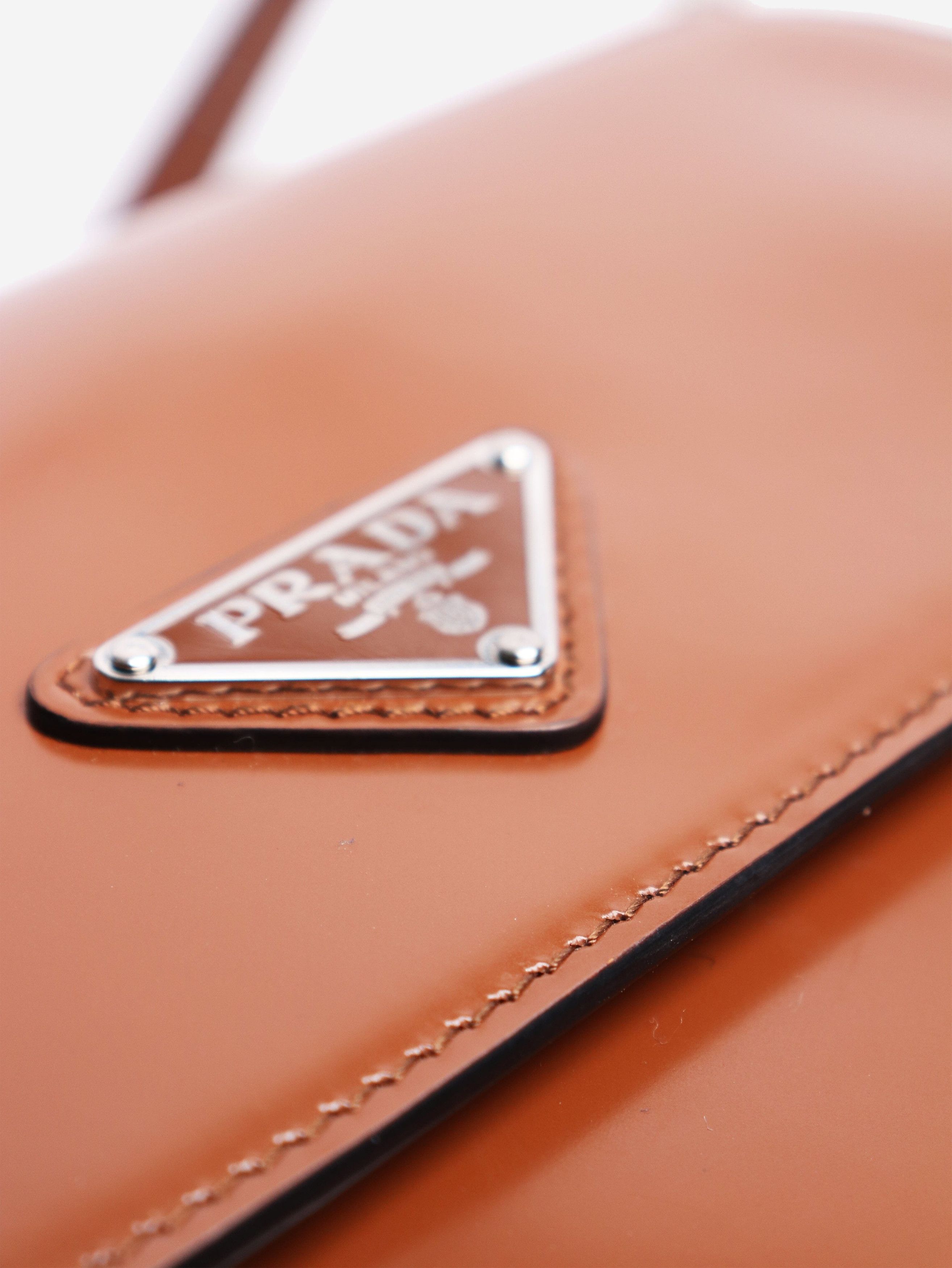 Prada Brown leather cleo flap bag Size ONE SIZE - 6 Thumbnail