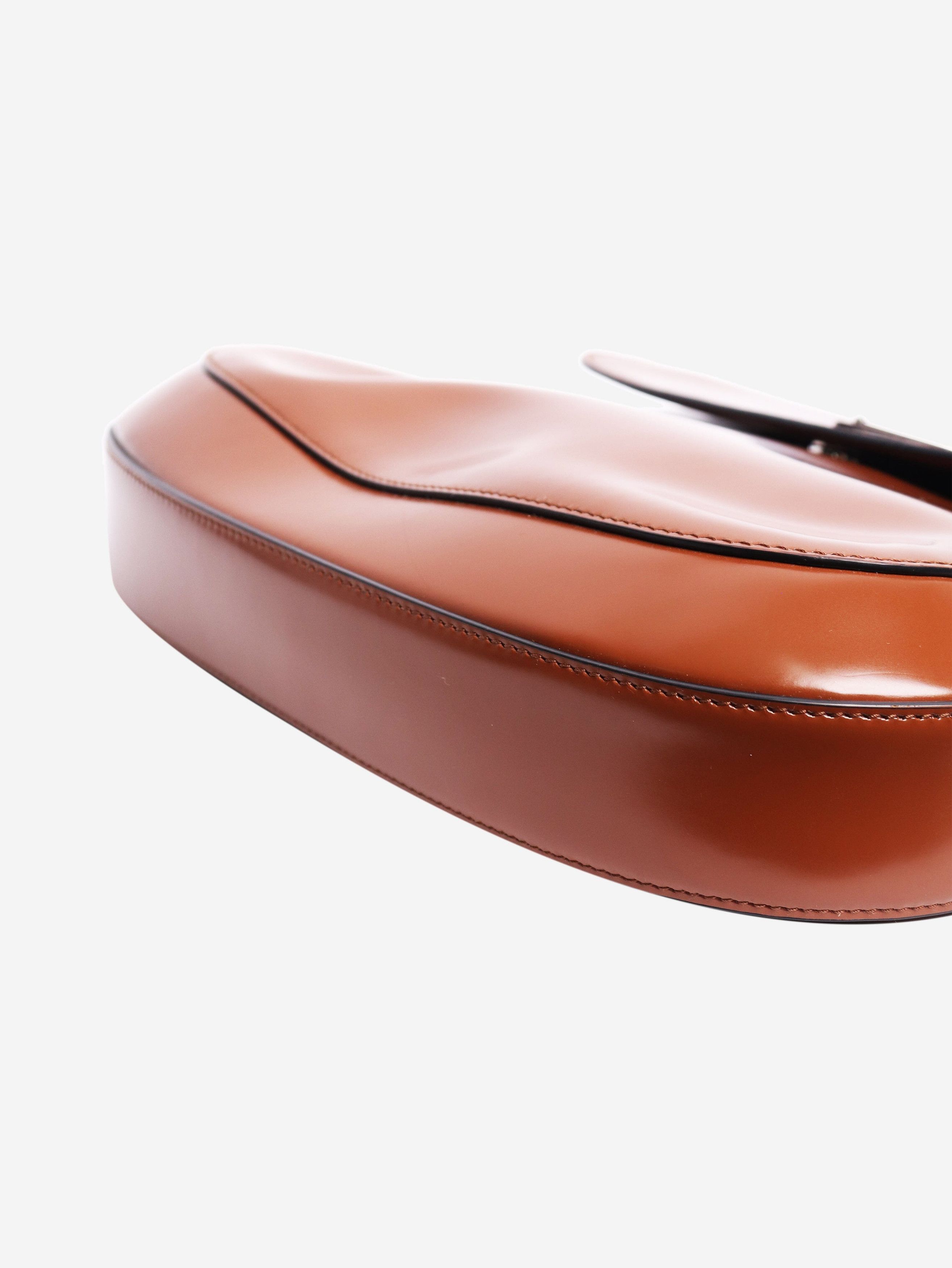 Prada Brown leather cleo flap bag Size ONE SIZE - 4 Thumbnail