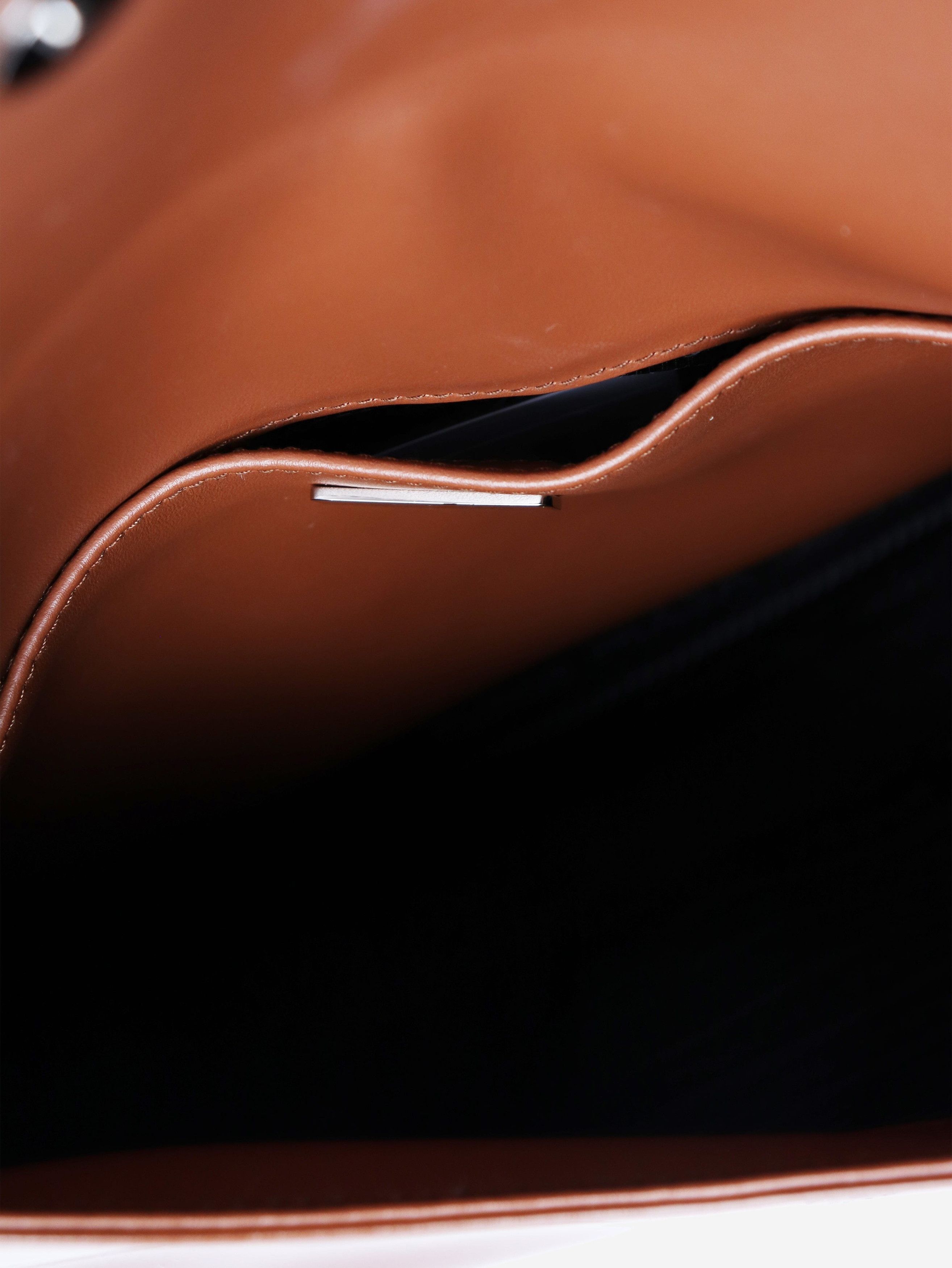 Prada Brown leather cleo flap bag Size ONE SIZE - 7 Thumbnail
