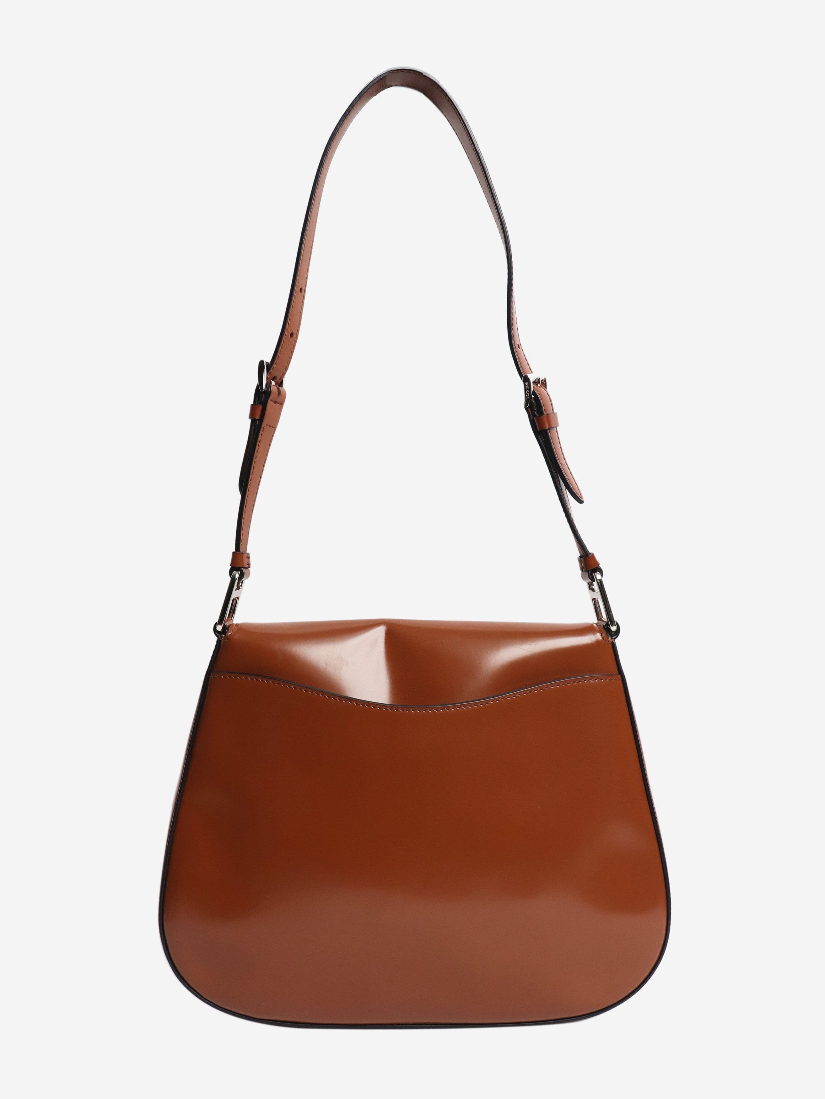 Prada Brown leather cleo flap bag Size ONE SIZE - 3 Thumbnail