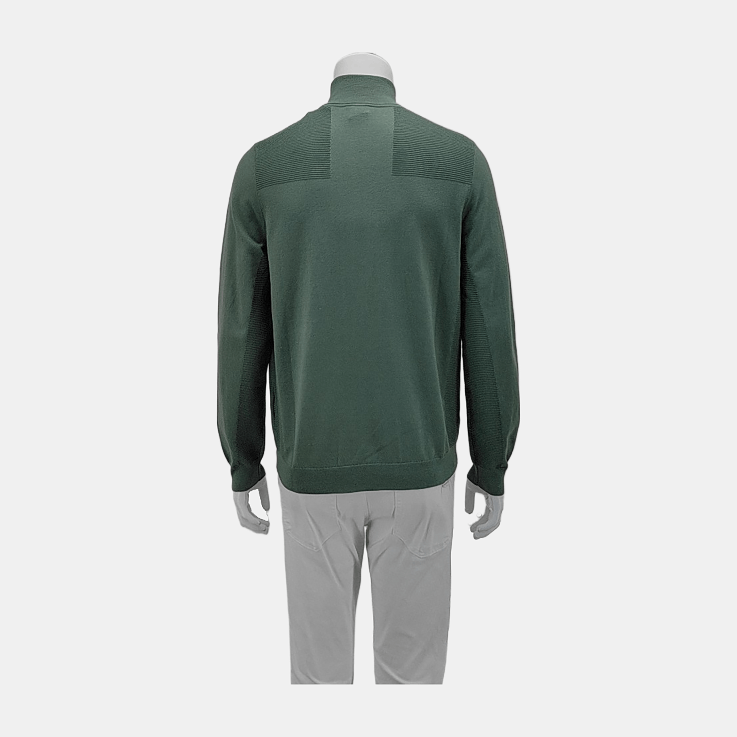Hugo Boss HUGO BOSS Green Half-Zip Knit Sweater Size M Size US M / EU 48-50 / 2 - 3 Thumbnail