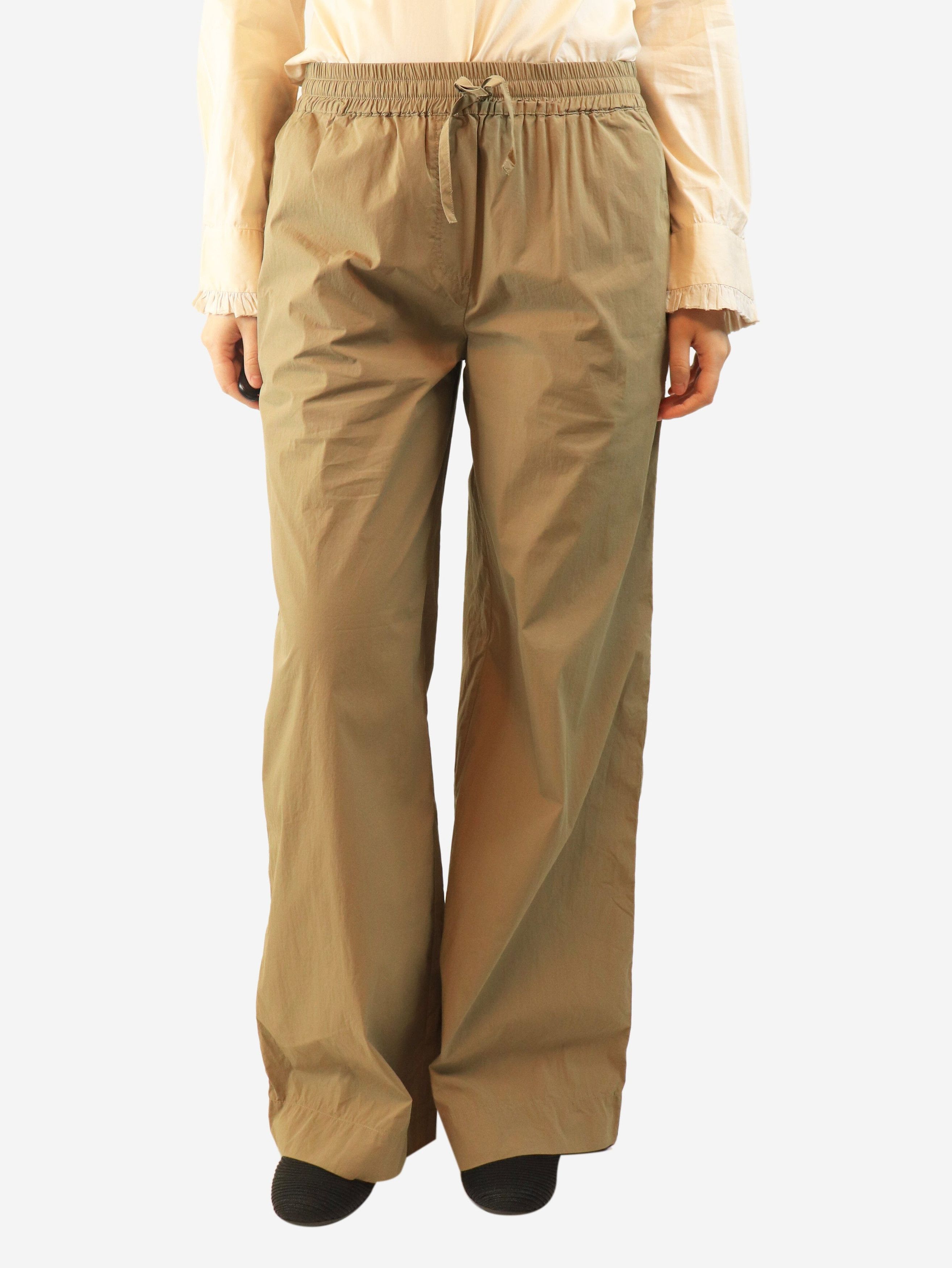 Other Neutral elasticated taffeta trousers - M Size 30" / US 8 / IT 44 - 2 Thumbnail