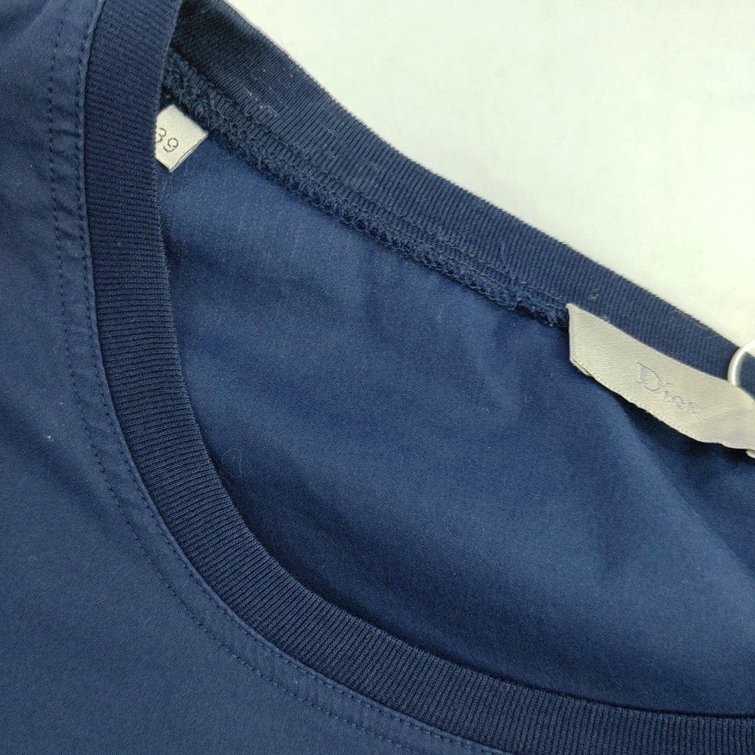 Dior Dior Homme Navy Cotton Blend T-Shirt Size M Size US M / EU 48-50 / 2 - 7 Thumbnail