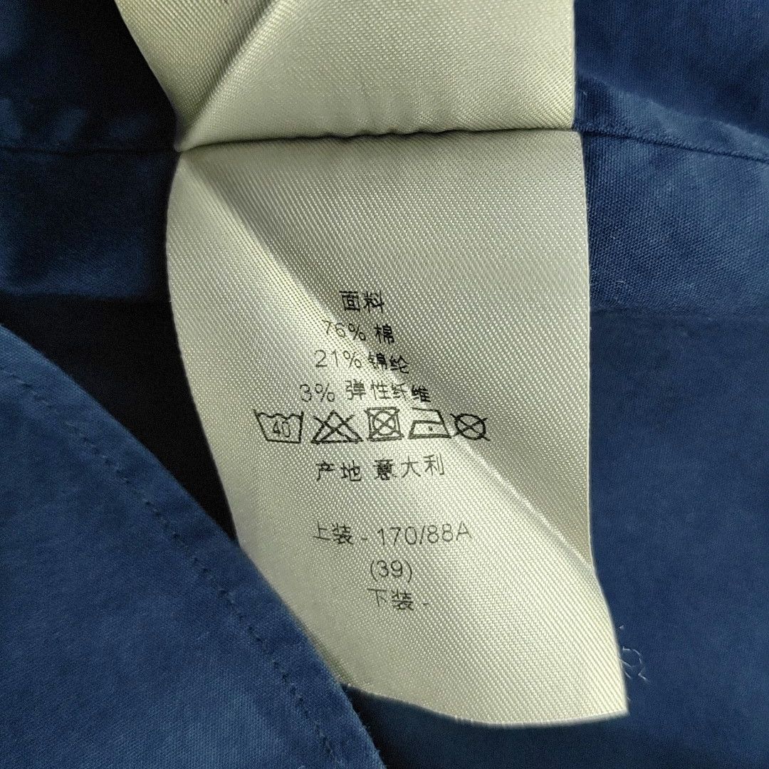 Dior Dior Homme Navy Cotton Blend T-Shirt Size M Size US M / EU 48-50 / 2 - 4 Thumbnail