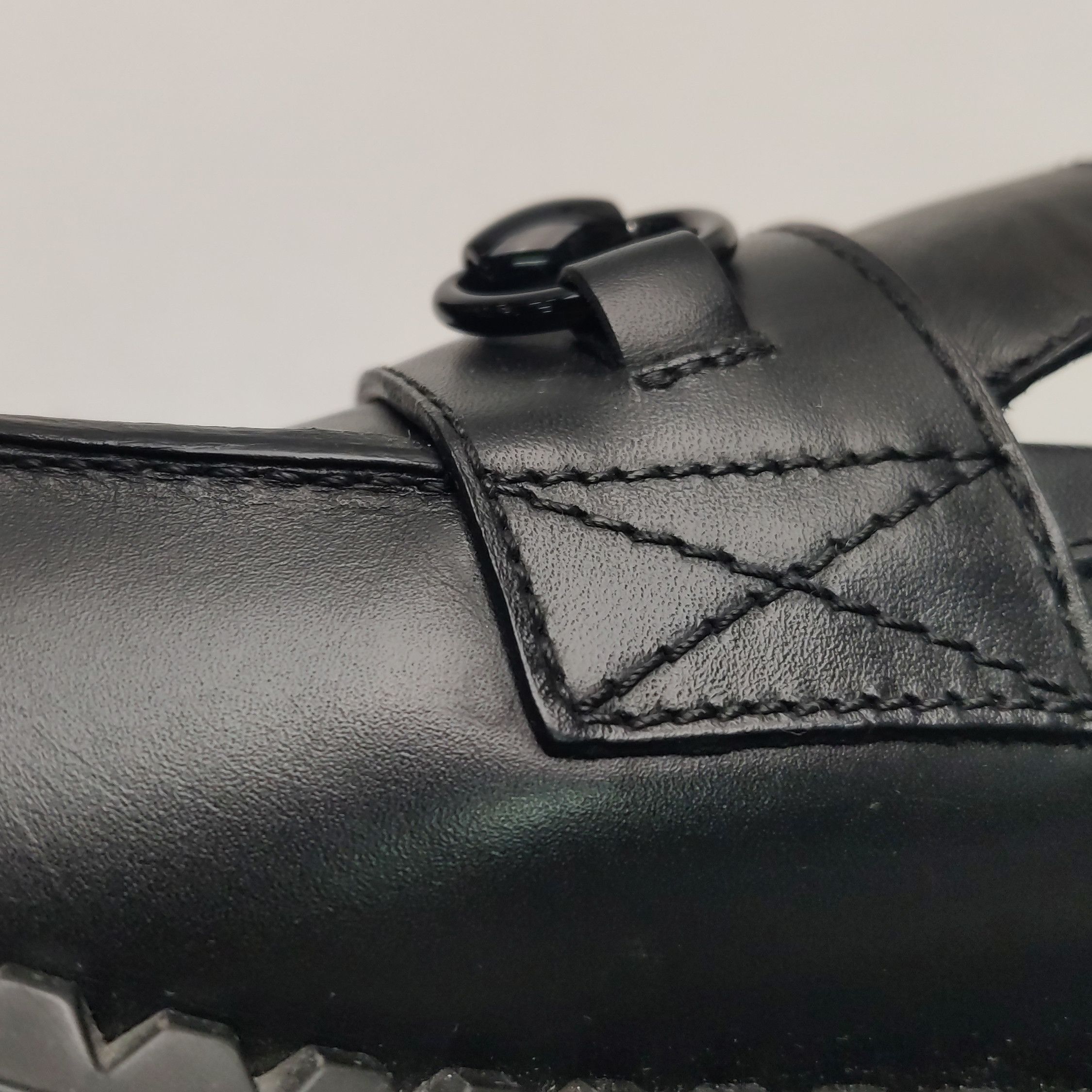 Gucci Gucci Horsebit Lug Sole Leather Loafers 40.5 Size US 7 / EU 40 - 8 Thumbnail