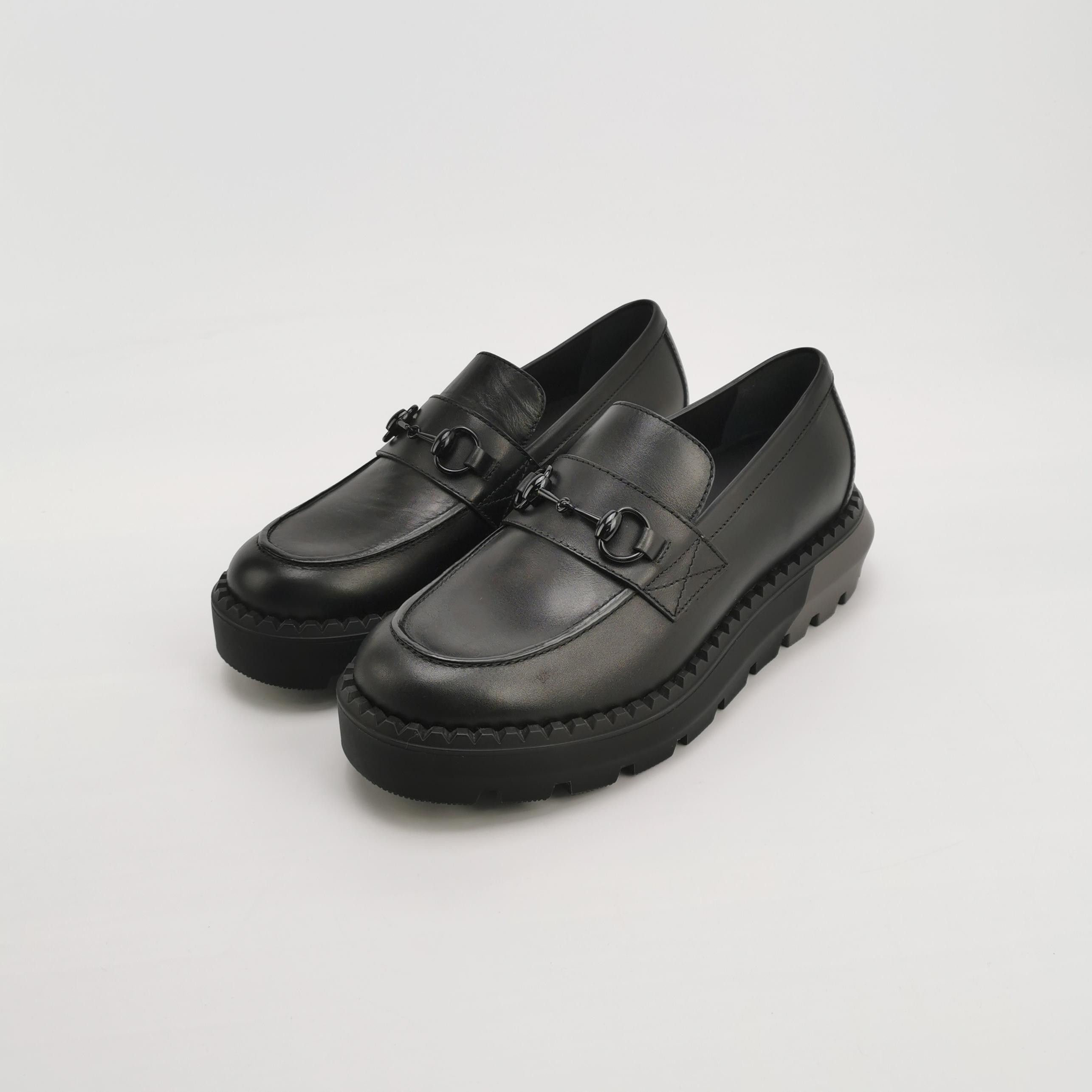 Gucci Gucci Horsebit Lug Sole Leather Loafers 40.5 Size US 7 / EU 40 - 3 Thumbnail