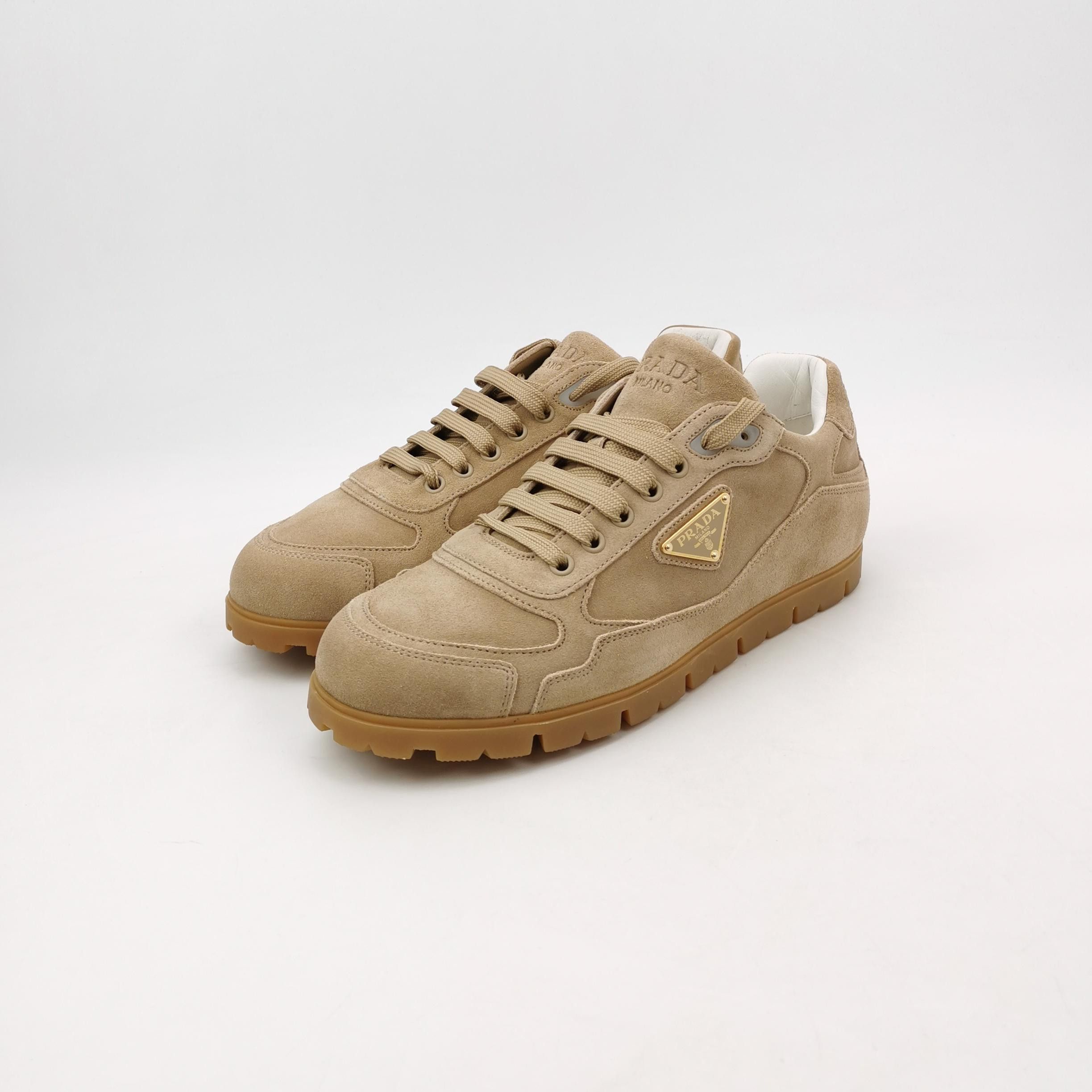 Prada Prada Suede Logo Sneakers 41.5 Size US 8 / EU 41 - 3 Thumbnail