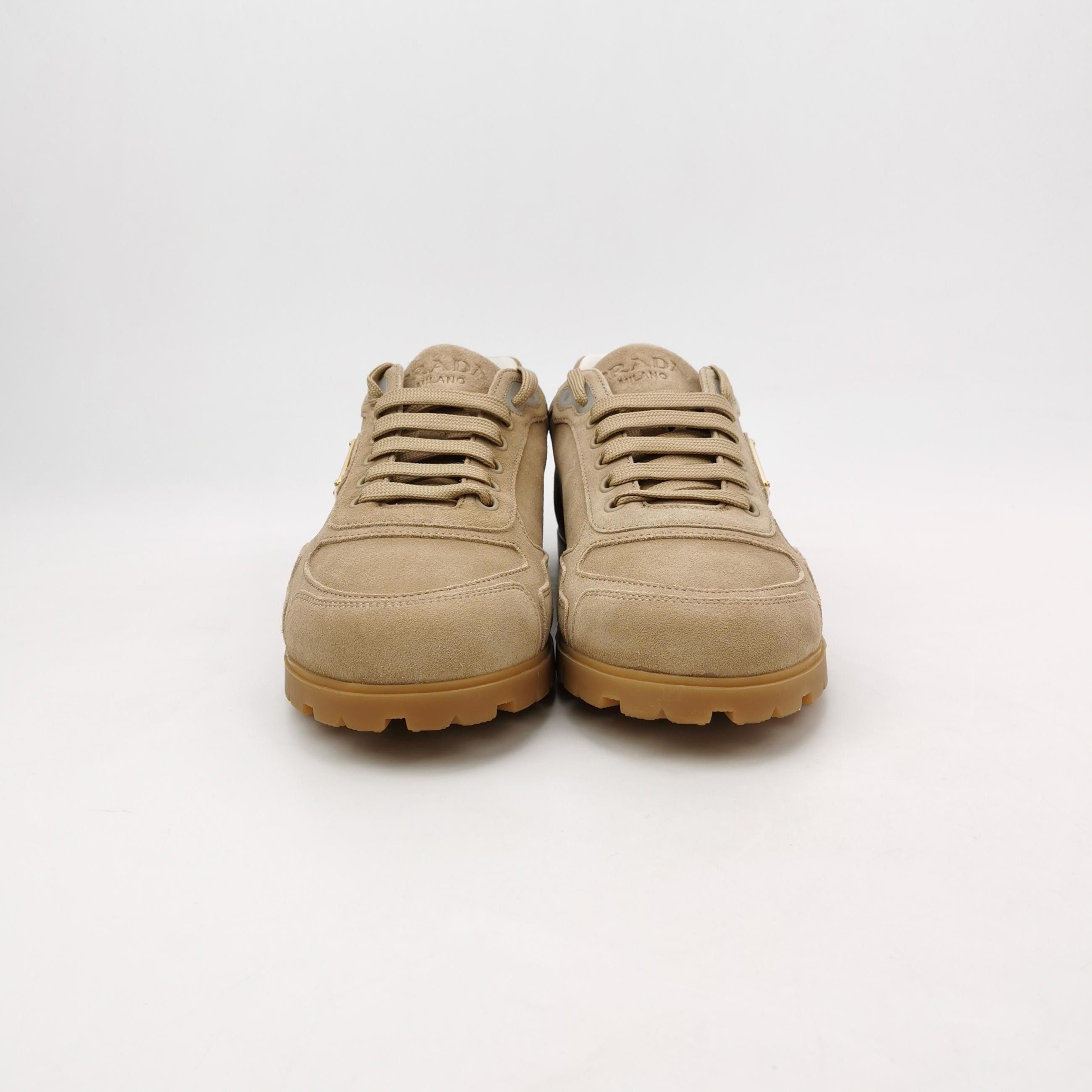 Prada Prada Suede Logo Sneakers 41.5 Size US 8 / EU 41 - 4 Thumbnail