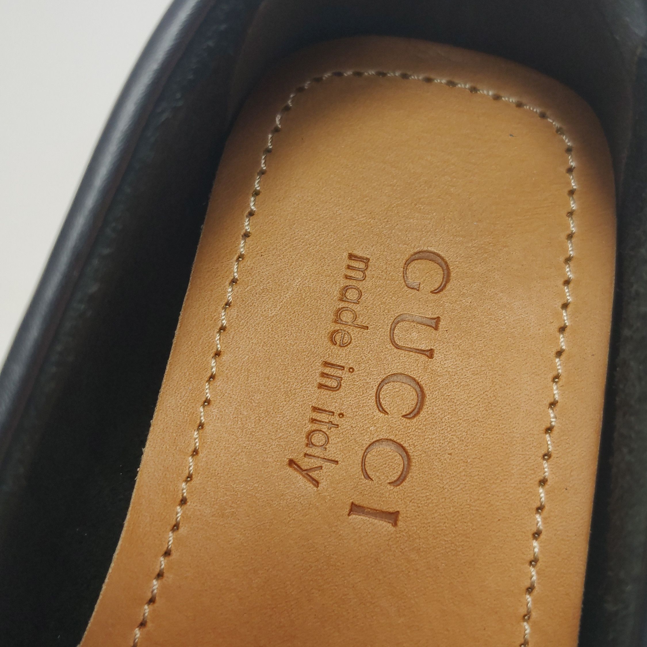Gucci Gucci Horsebit Web Stripe Leather Loafers 38.5 Size US 5.5 / EU 38 - 11 Thumbnail